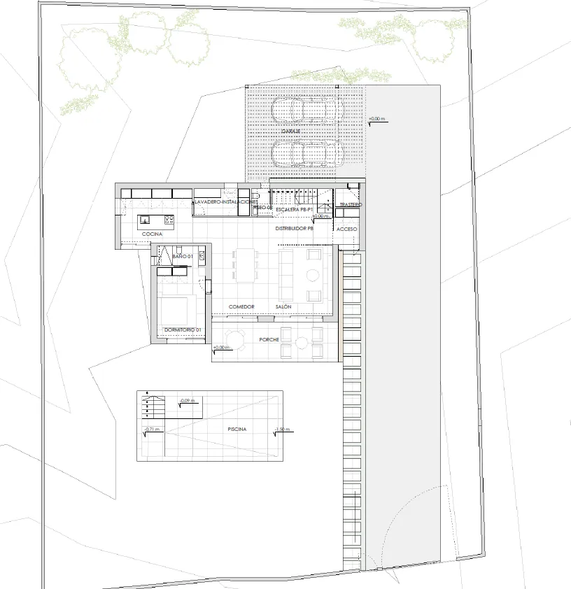 4654 - Moderna villa en construcción con vistas abiertas