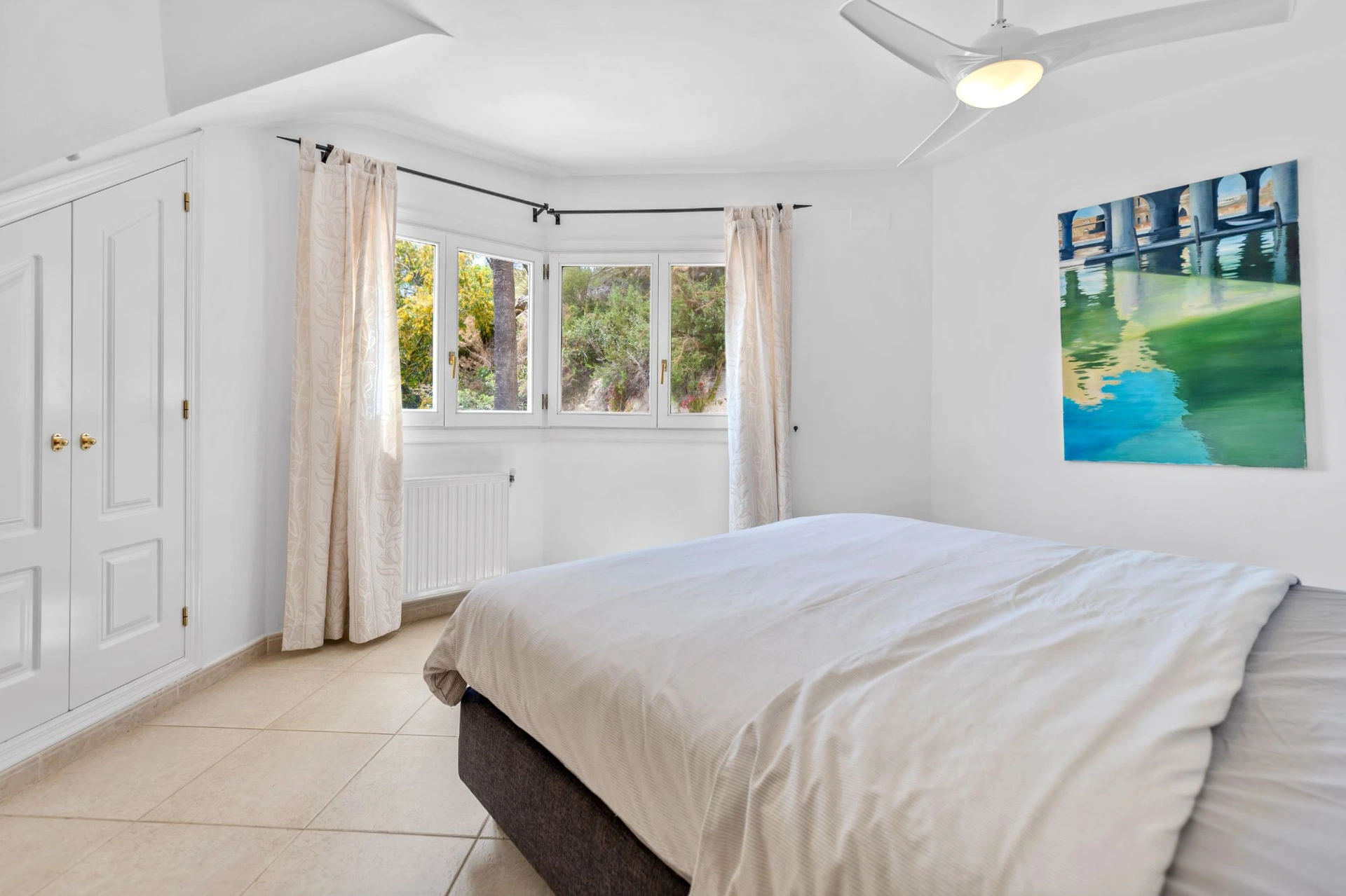 Villa con vistas al mar Mediterráneo con jacuzzi y sauna en venta en Moraira