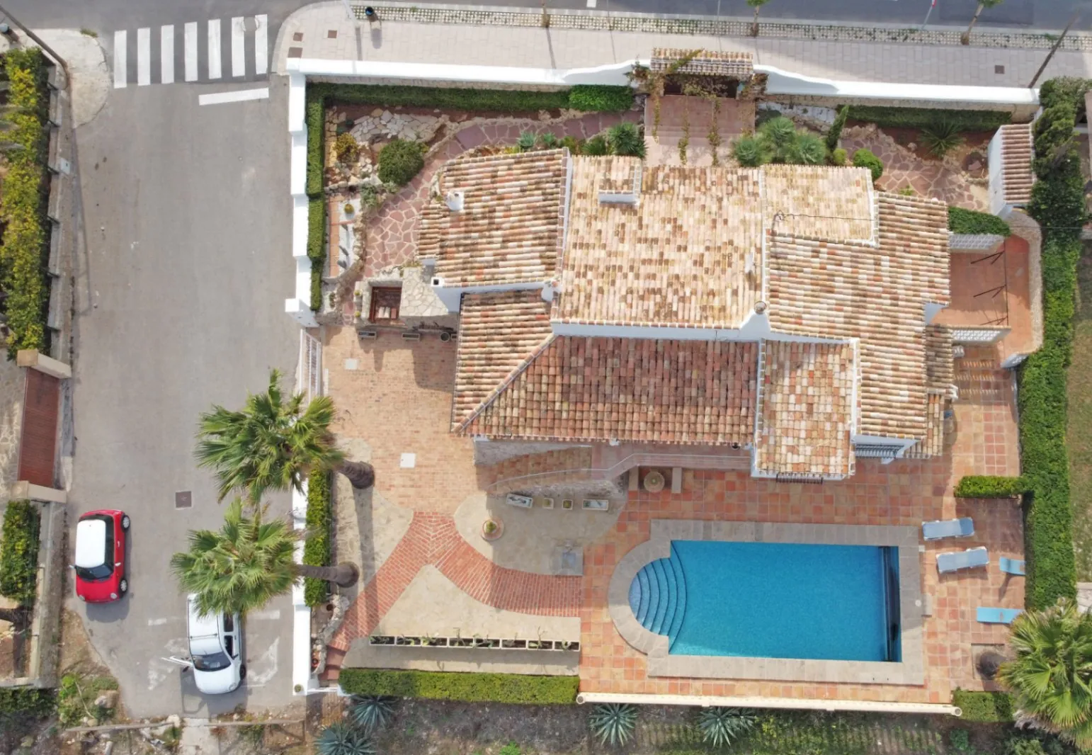 Mediterranean villa on the seafront