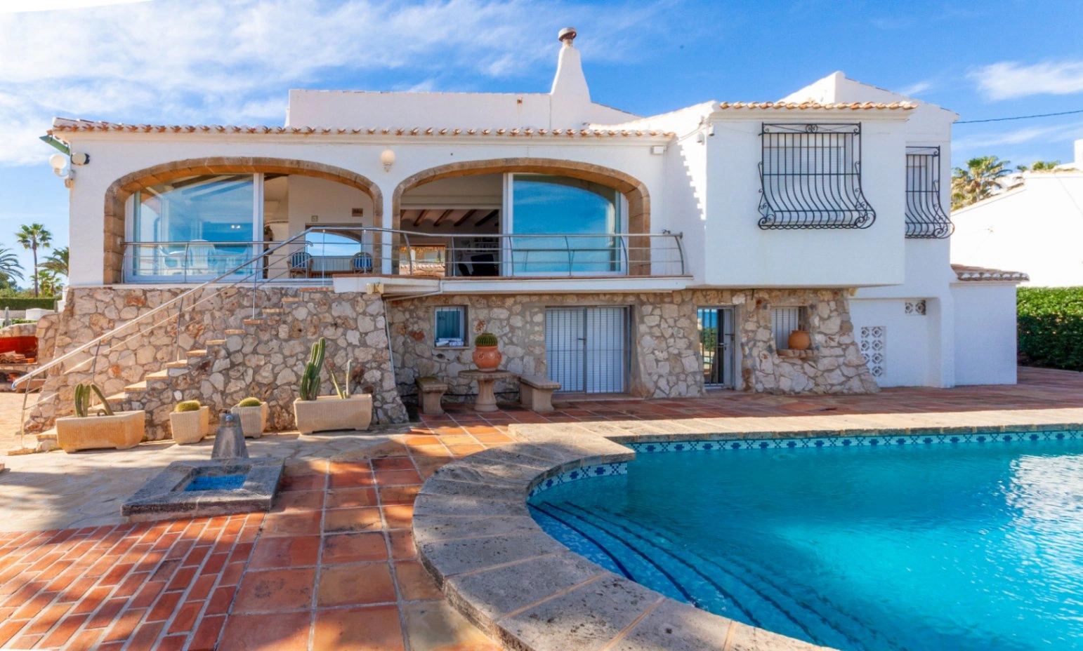 Mediterranean villa on the seafront