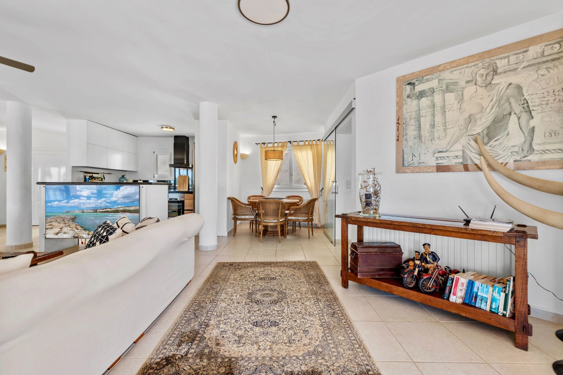 Villa con vistas al mar Mediterráneo con jacuzzi y sauna en venta en Moraira