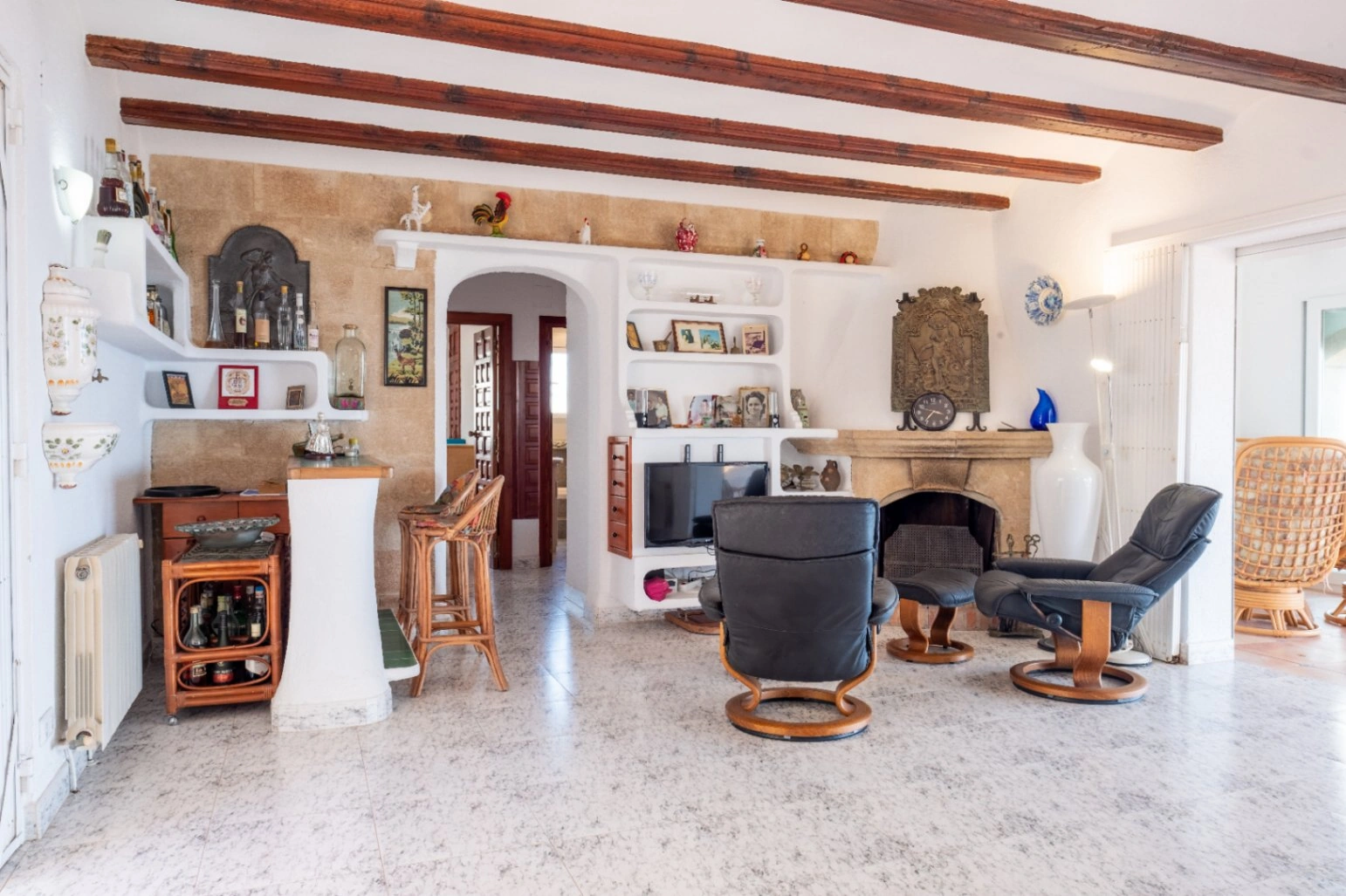 Mediterranean villa on the seafront