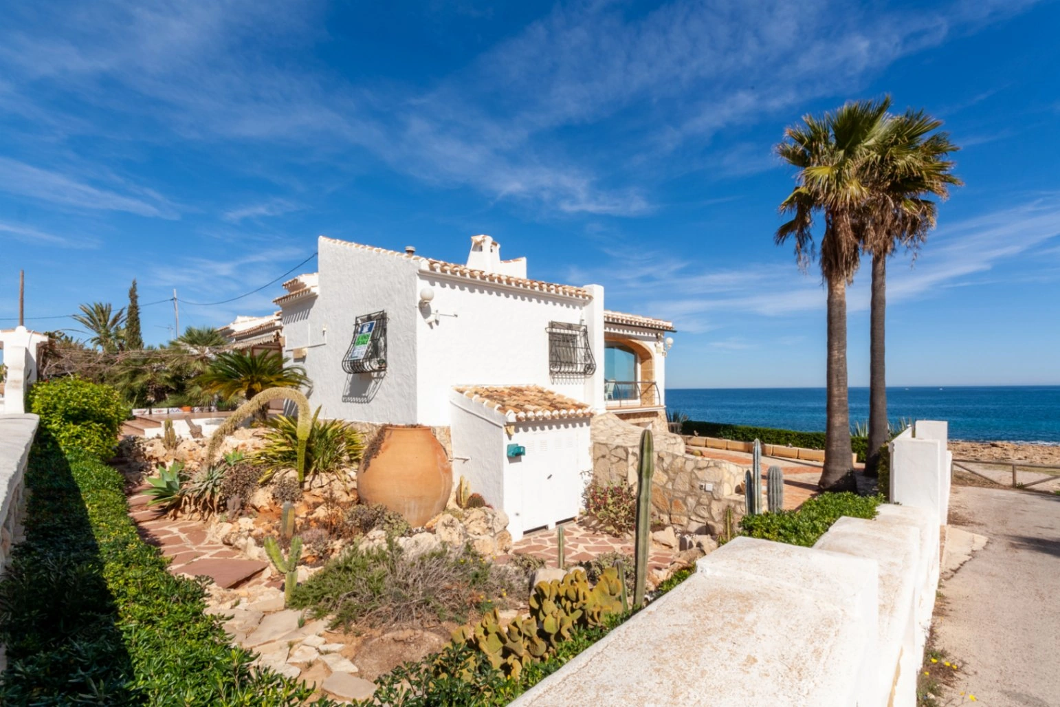 Mediterranean villa on the seafront
