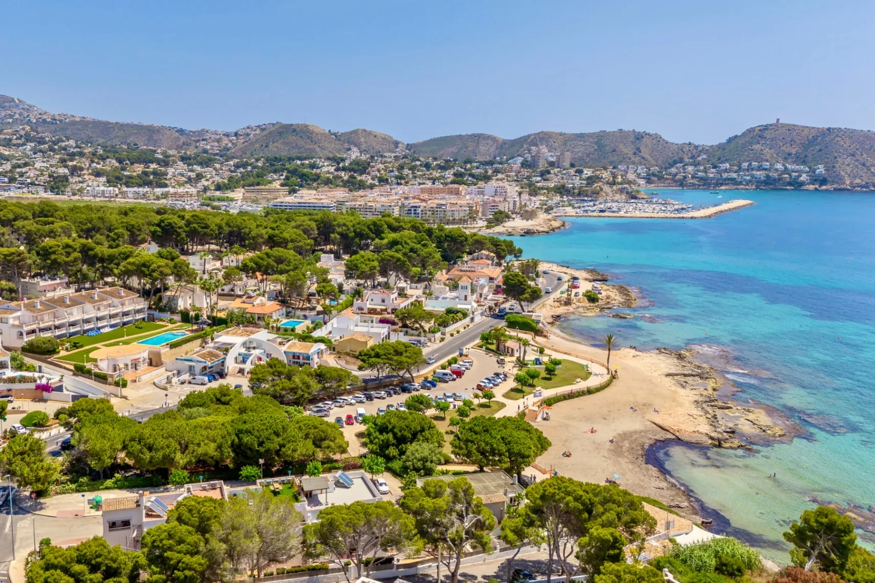 CRCB74550 - Amplio dúplex sureste con vistas al mar en venta en Moraira