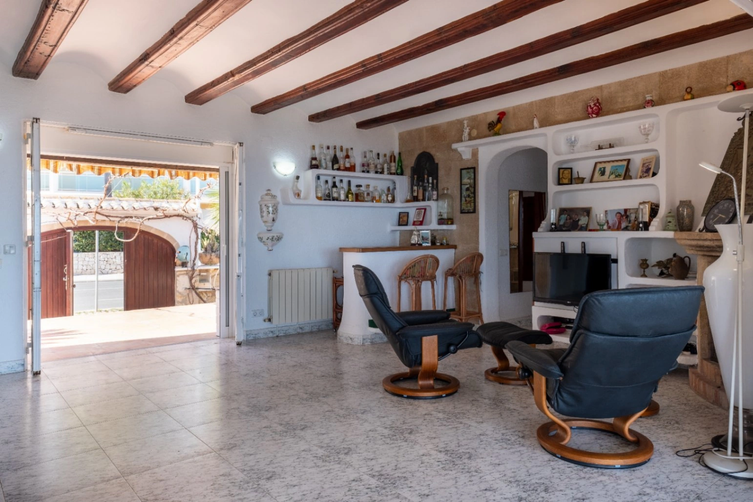 Mediterranean villa on the seafront