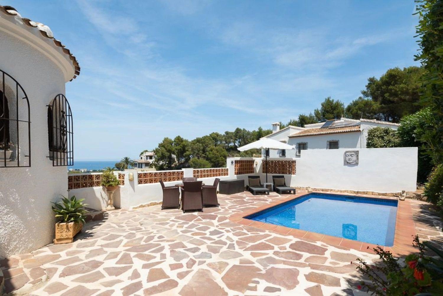 4561 - Impresionantes vistas al mar, con apartamento de invitados