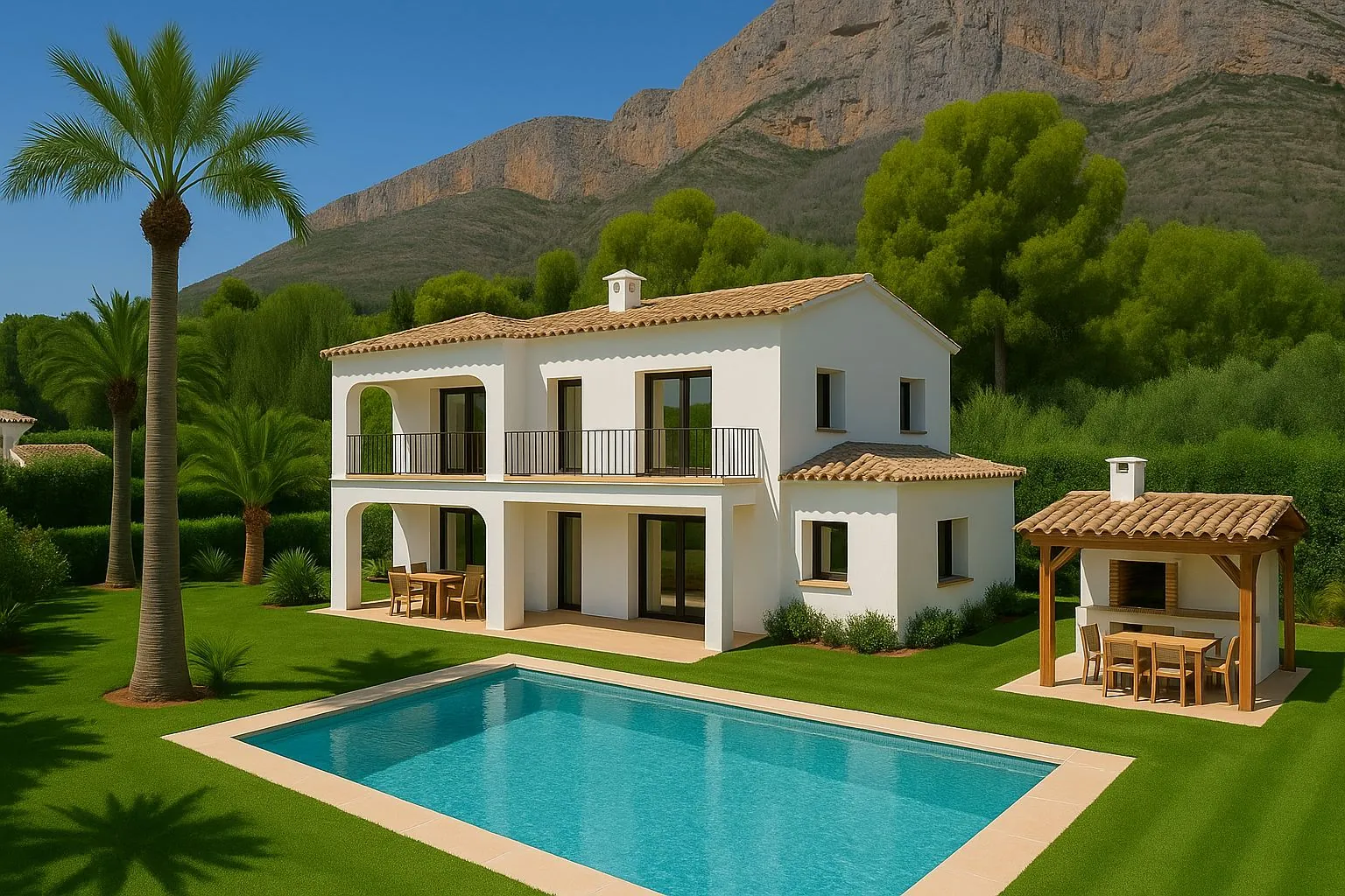 4782 - Propiedad con gran parcela, con una construcción para finalizar, en una demandada zona de Jávea