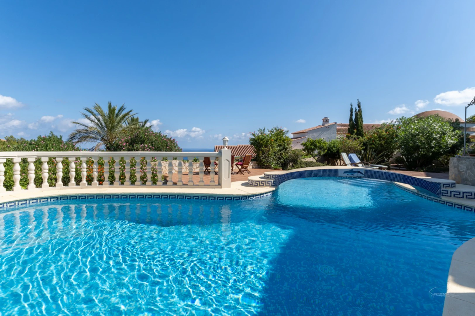 4653 - Villa with fantastic views of the sea and the island of Portichol in Jávea