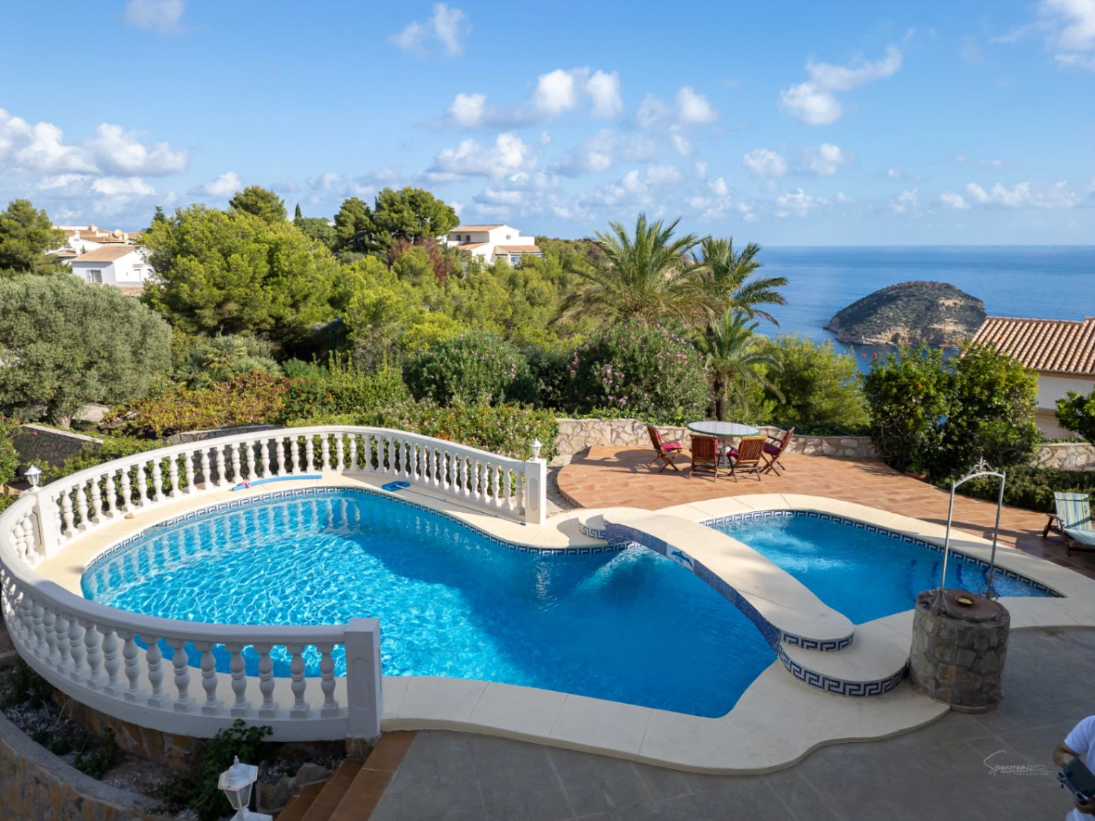 4653 - Villa with fantastic views of the sea and the island of Portichol in Jávea