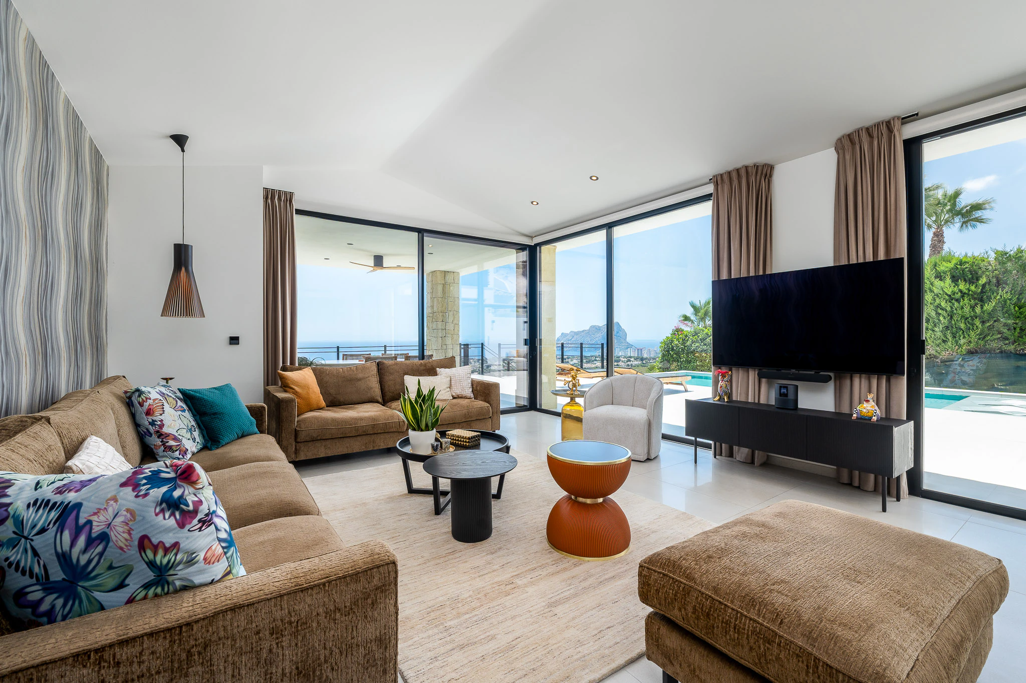 CRCB12849 - Villa moderna mediterránea de ensueño con vistas al mar en venta en Benissa