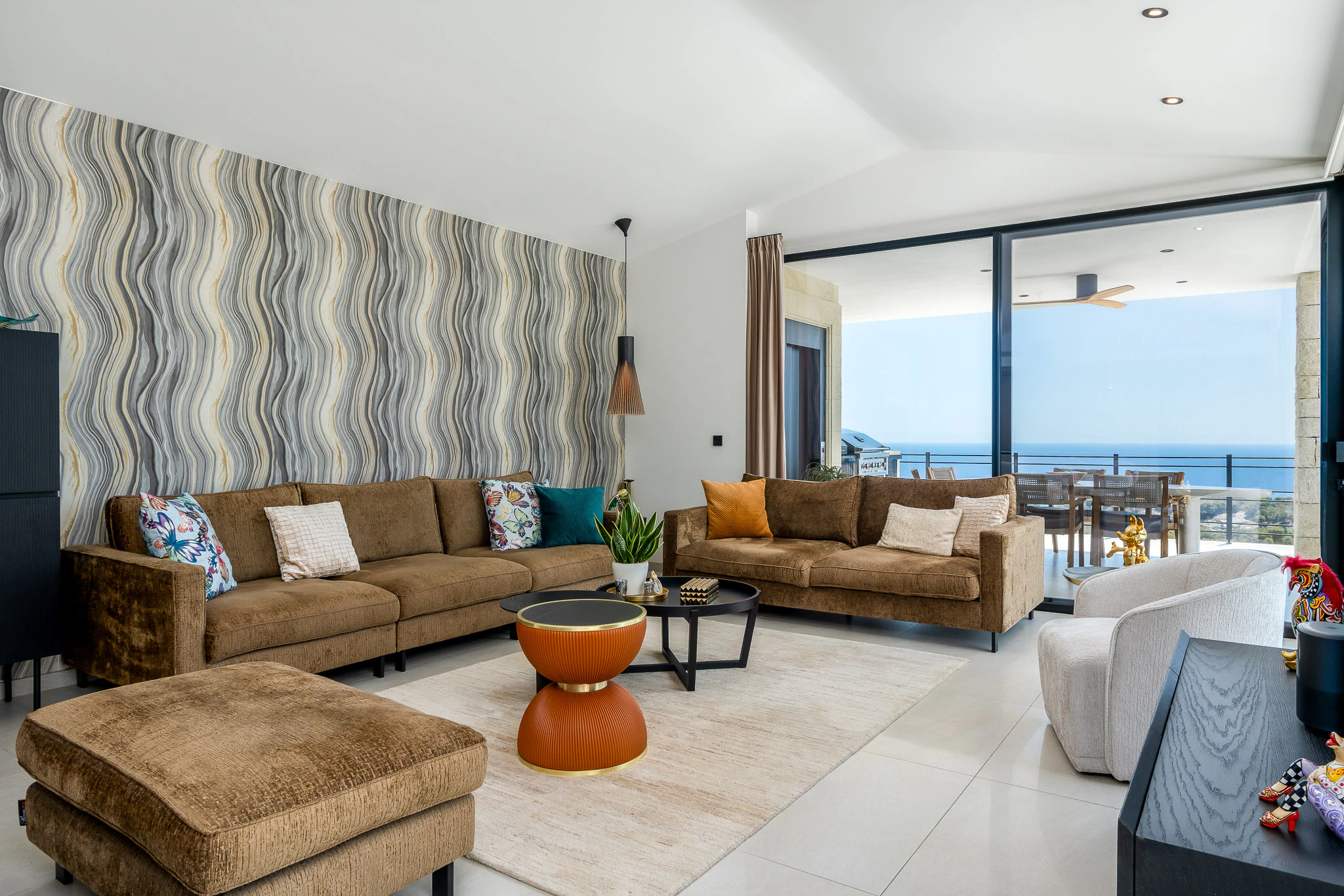 CRCB12849 - Villa moderna mediterránea de ensueño con vistas al mar en venta en Benissa