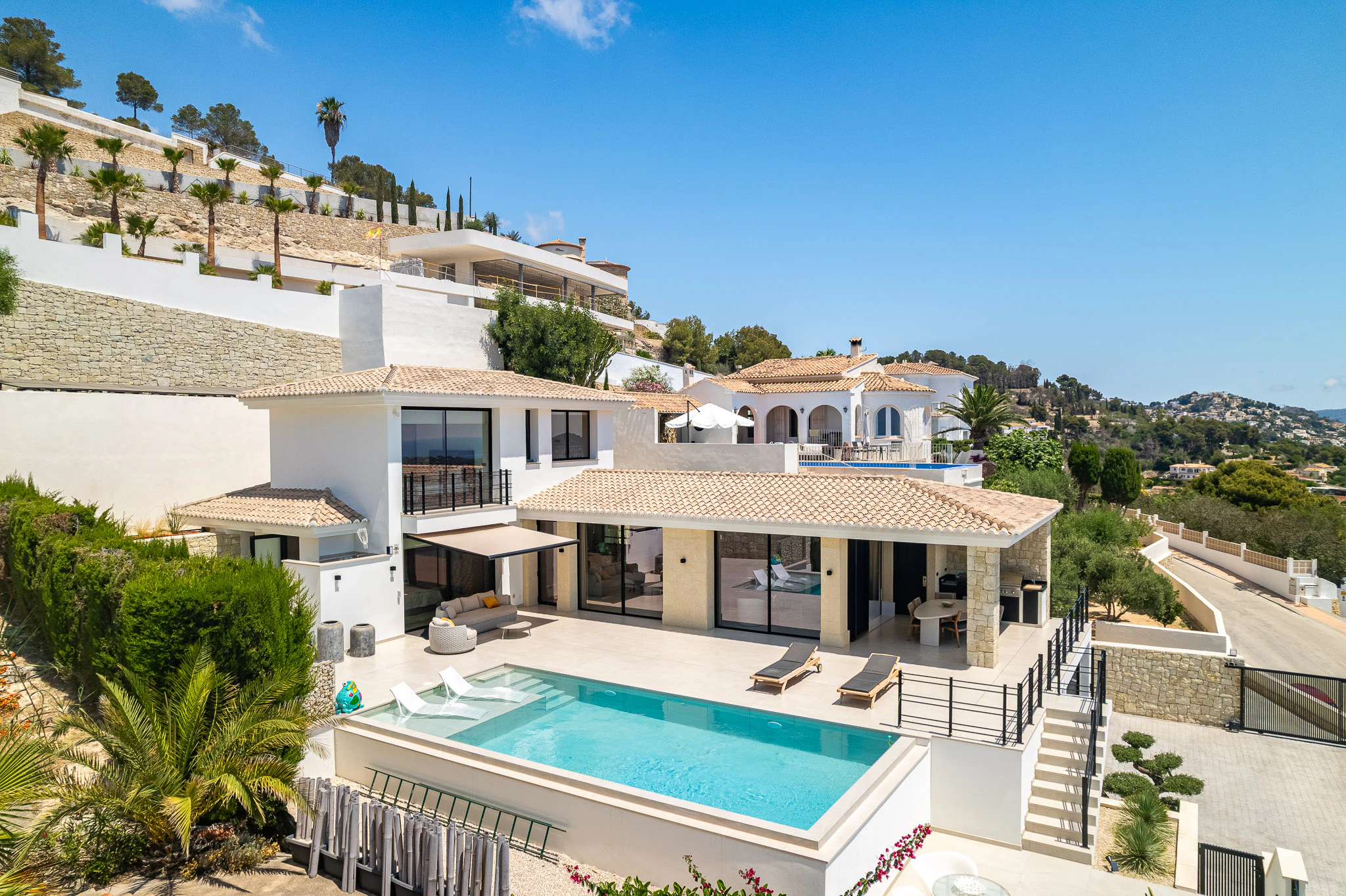 Villa moderna mediterránea de ensueño con vistas al mar en venta en Benissa...