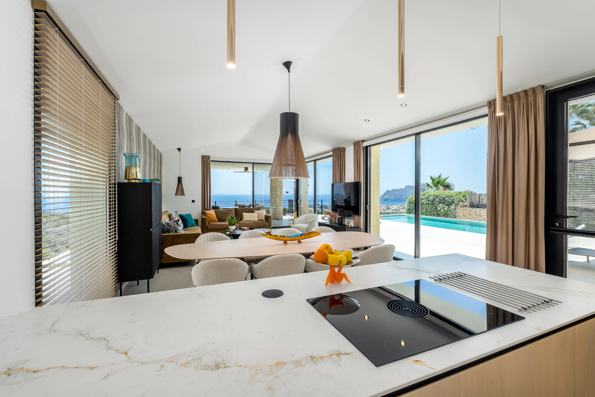 CRCB12849 - Villa moderna mediterránea de ensueño con vistas al mar en venta en Benissa