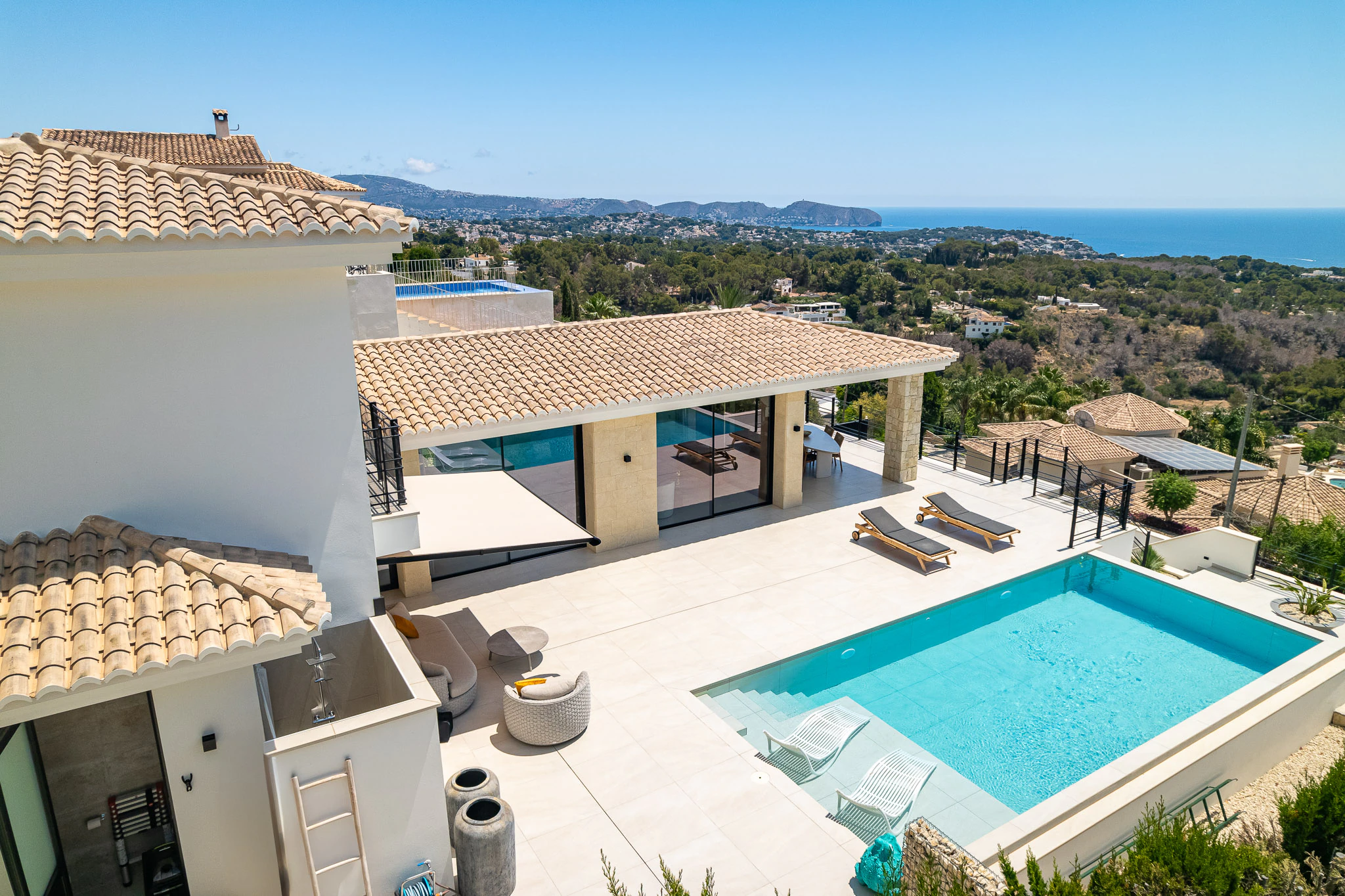 CRCB12849 - Villa moderna mediterránea de ensueño con vistas al mar en venta en Benissa