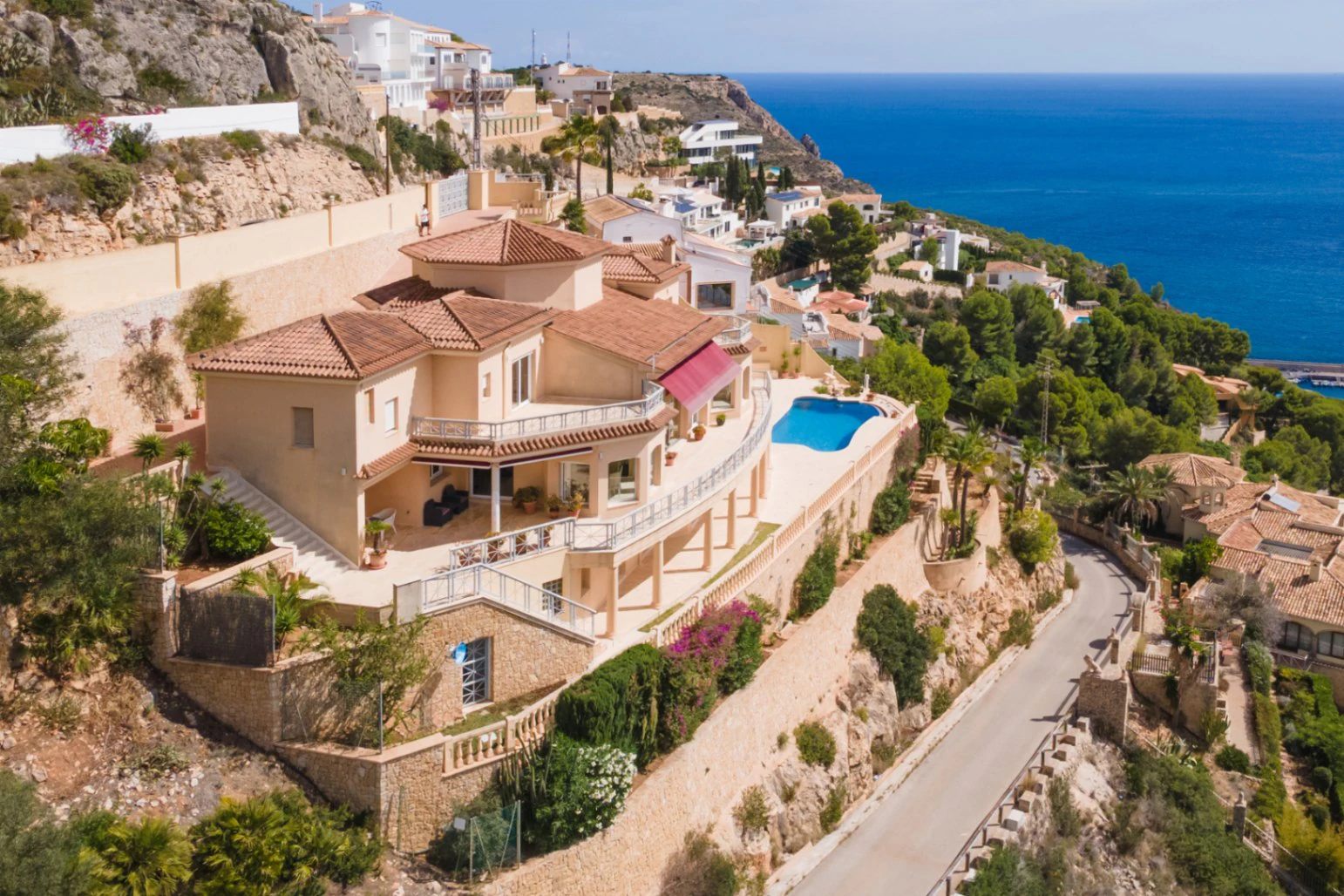 CR1043 - Villa con impresionantes vistas al Mar en Cuesta de San Antonio, Jávea