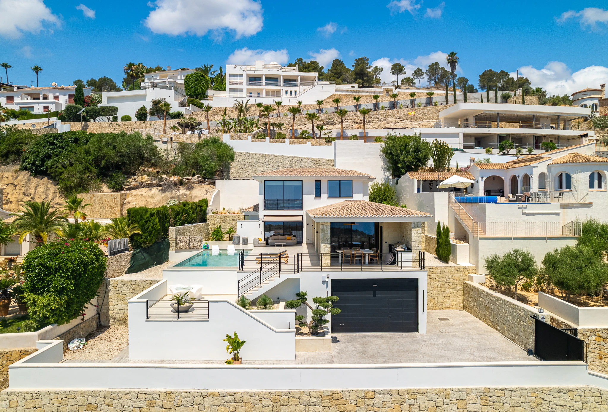 CRCB12849 - Villa moderna mediterránea de ensueño con vistas al mar en venta en Benissa