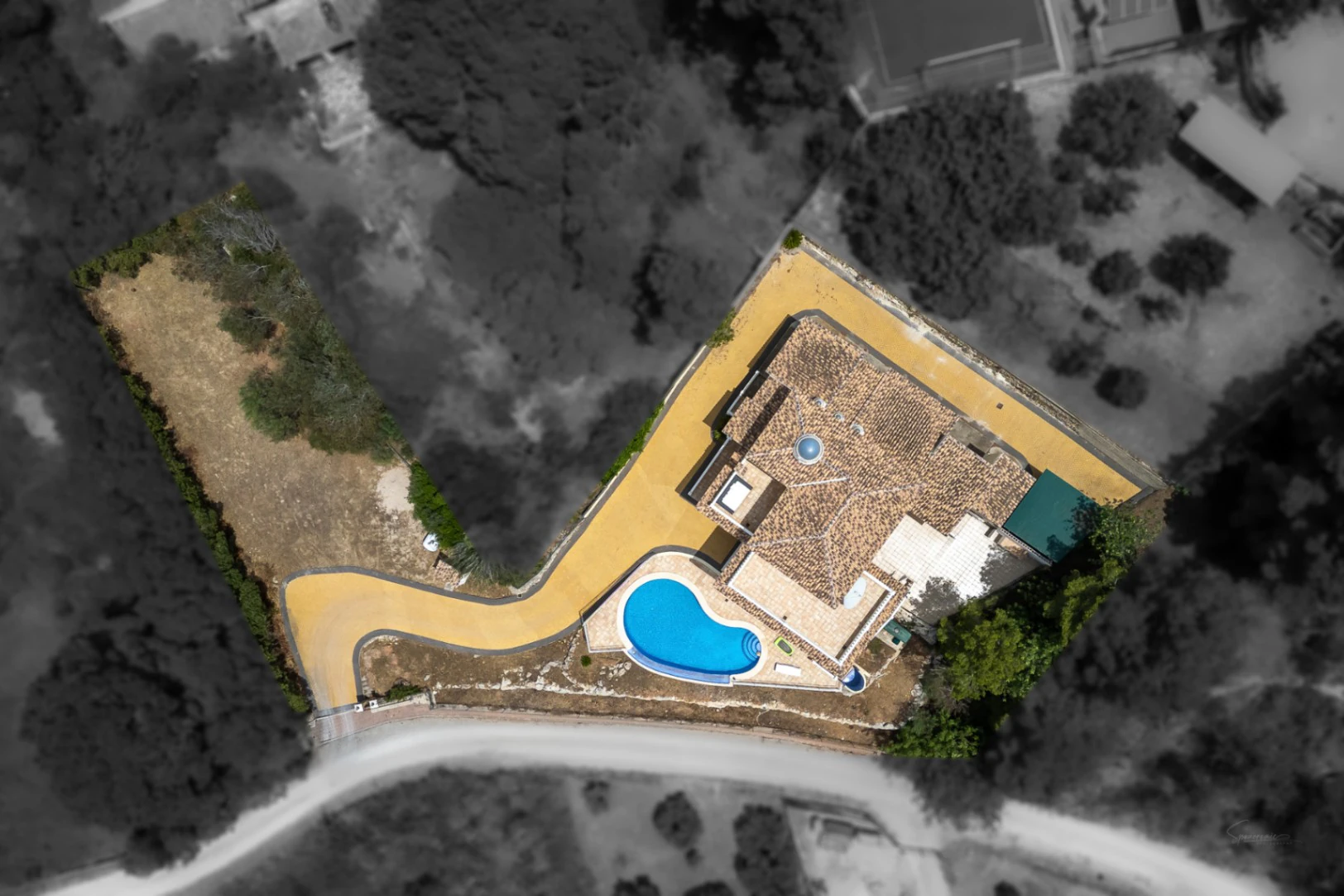 4388 - Villa avec vue dégagée dans un quartier calme à proximité du centre de la ville de Jávea
