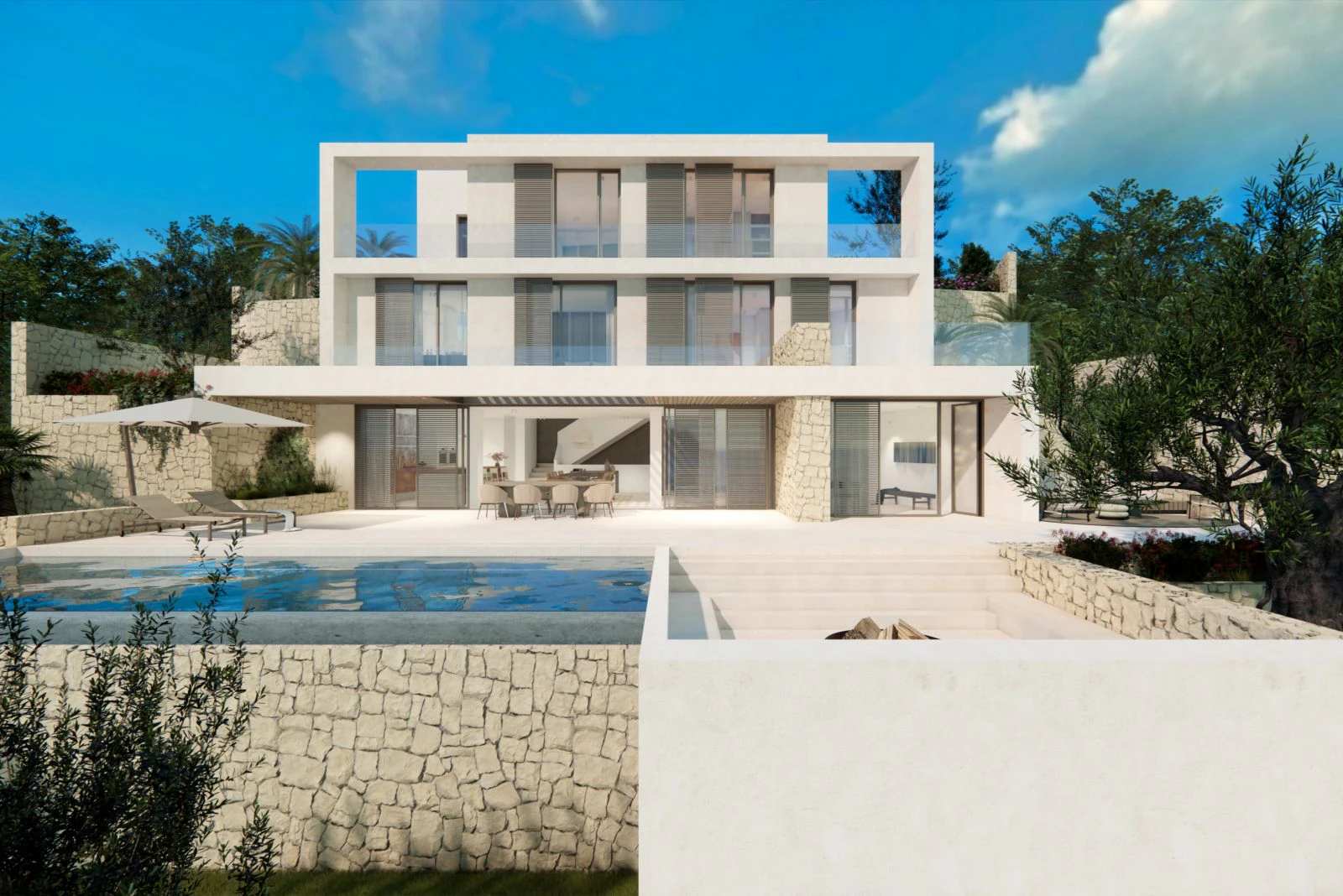 CR097584 - Proyecto para una lujosa villa de estilo ibicenco en Benissa Costa