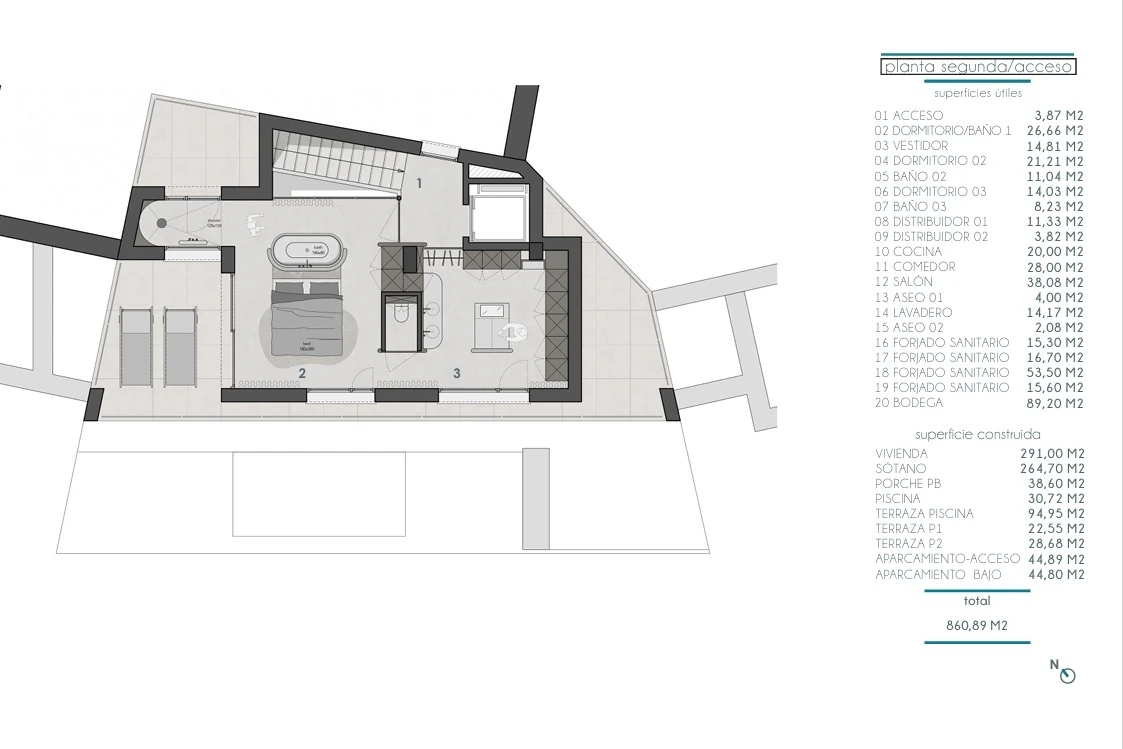 CR843330 - Proyecto para una villa moderna en Benissa Costa
