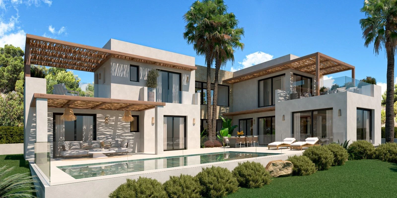 4857 - Modern new build villa located in a sought-after area of Jávea.