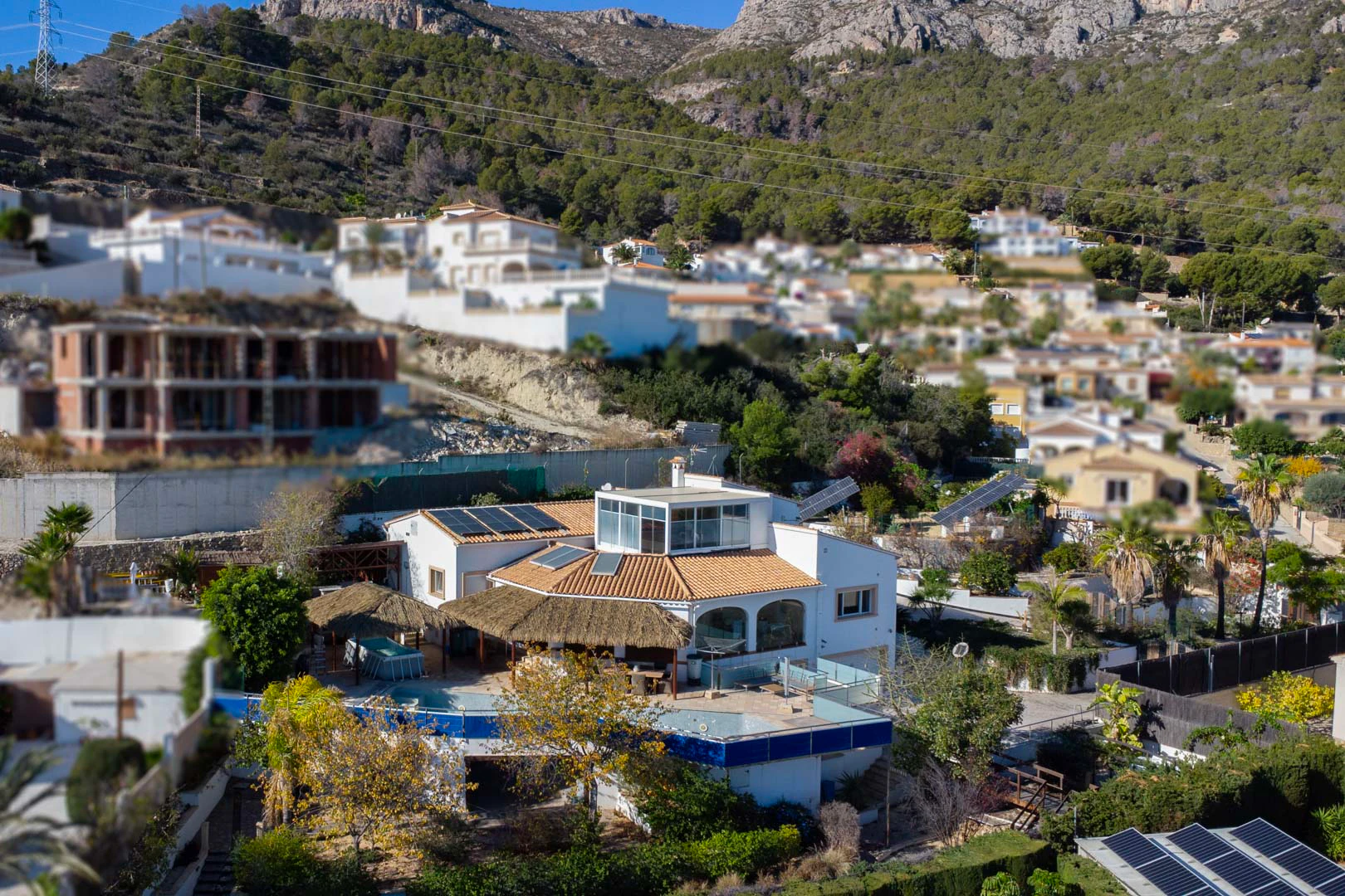 4597CAL - 4597CAL Amplia villa con vistas panorámicas al mar en venta en Calpe