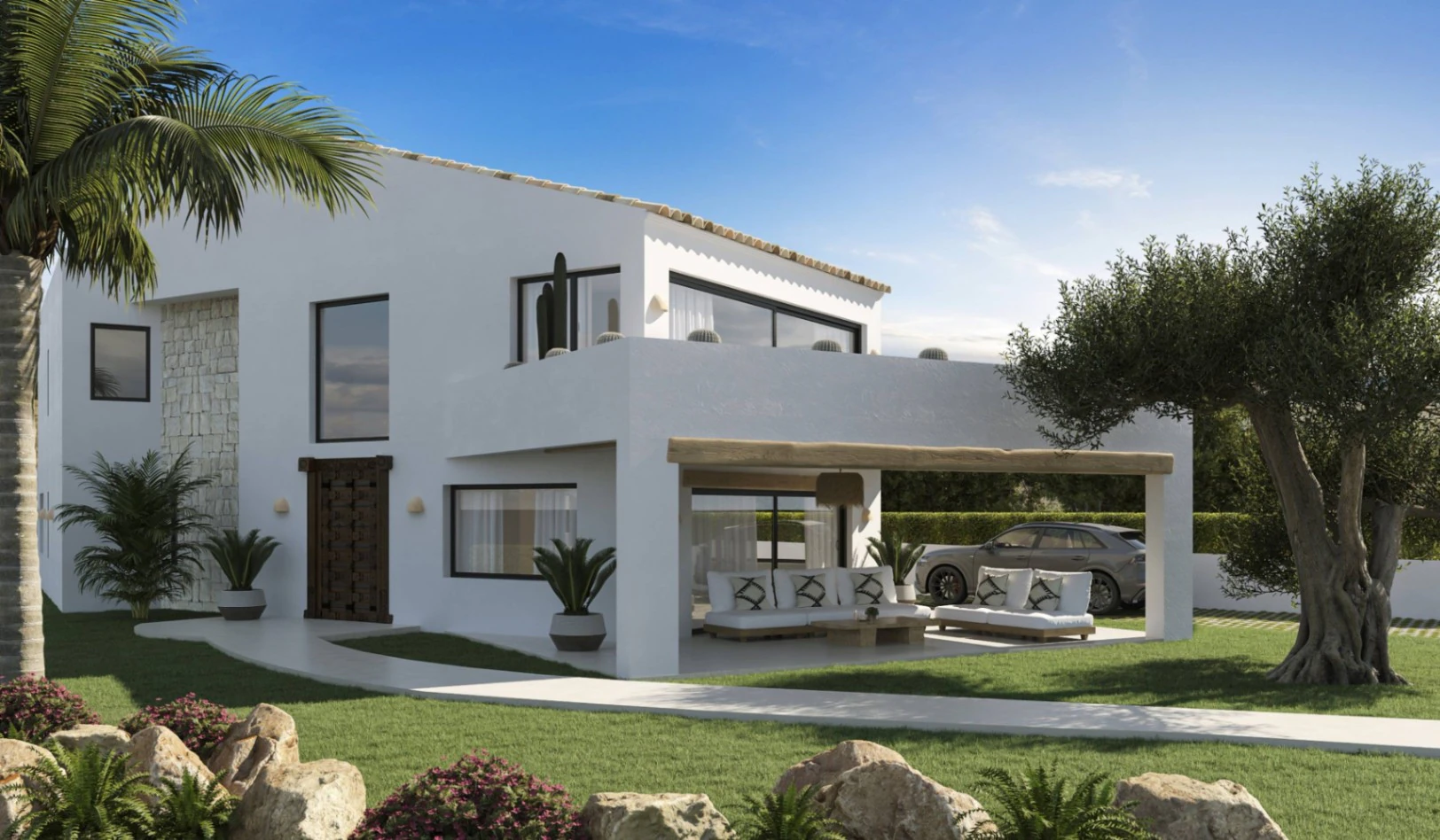4657 - Villa de diseño en primera linea de mar, en Cala Blanca, Jávea