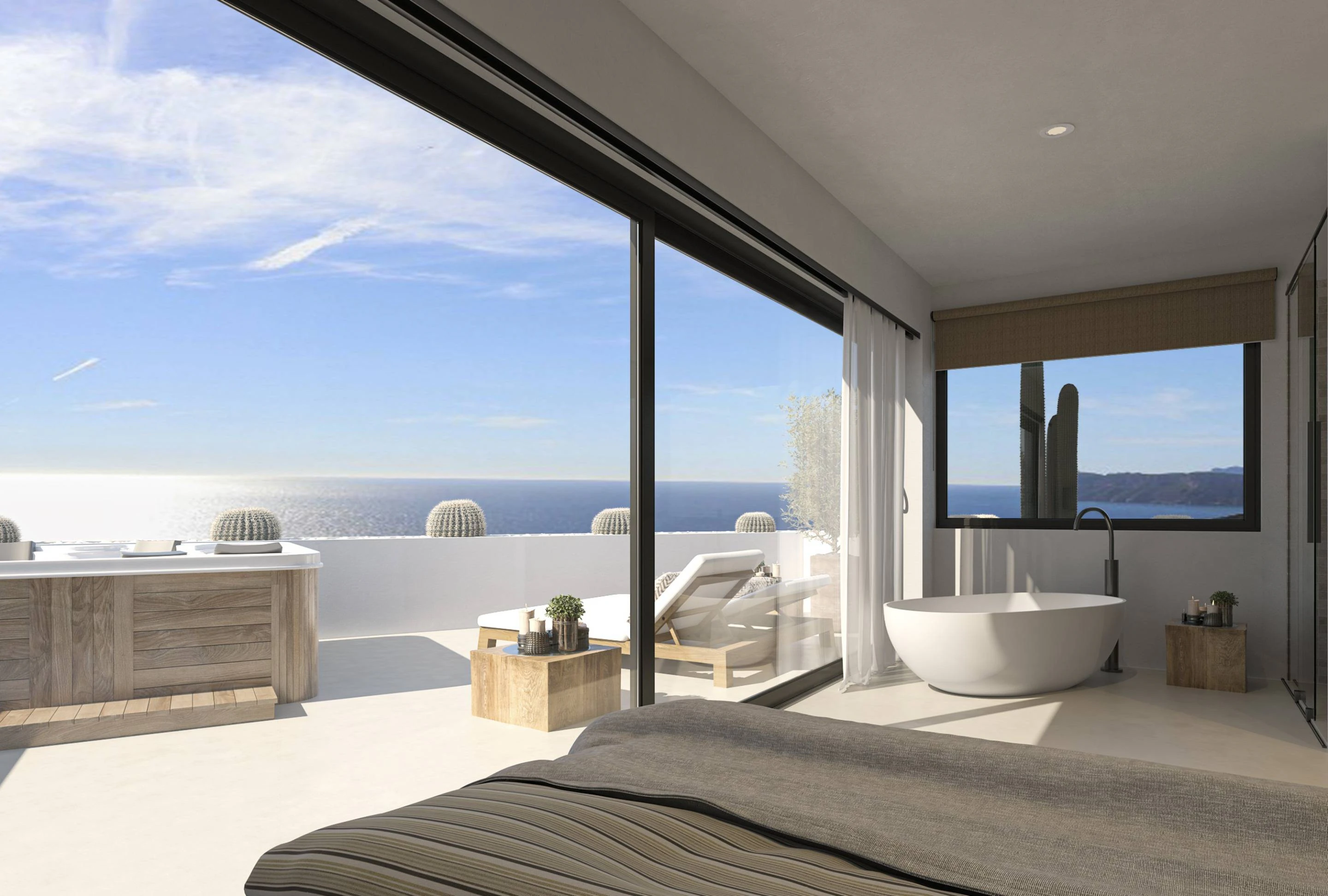 4657 - Villa de diseño en primera linea de mar, en Cala Blanca, Jávea