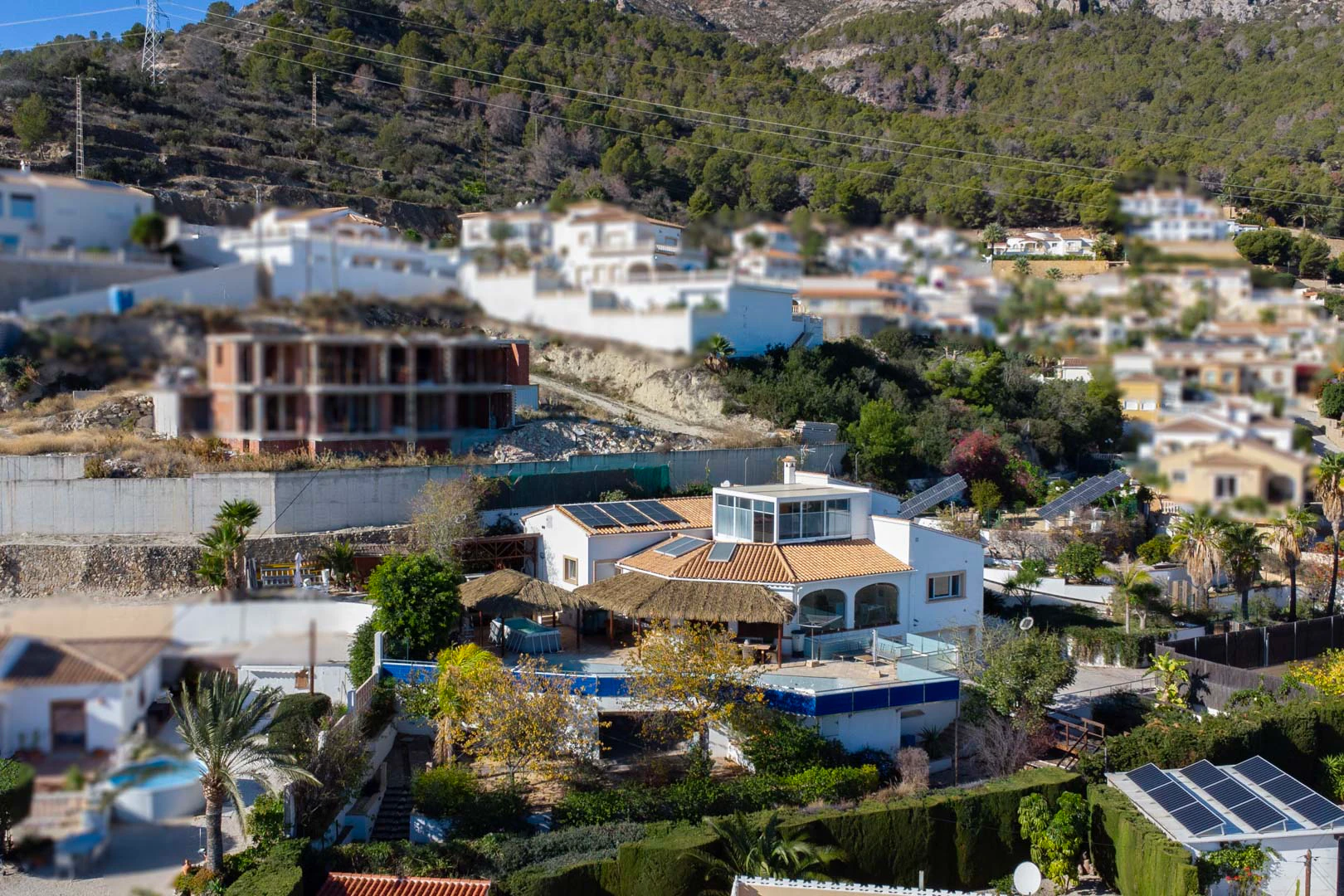 4597CAL - 4597CAL Amplia villa con vistas panorámicas al mar en venta en Calpe