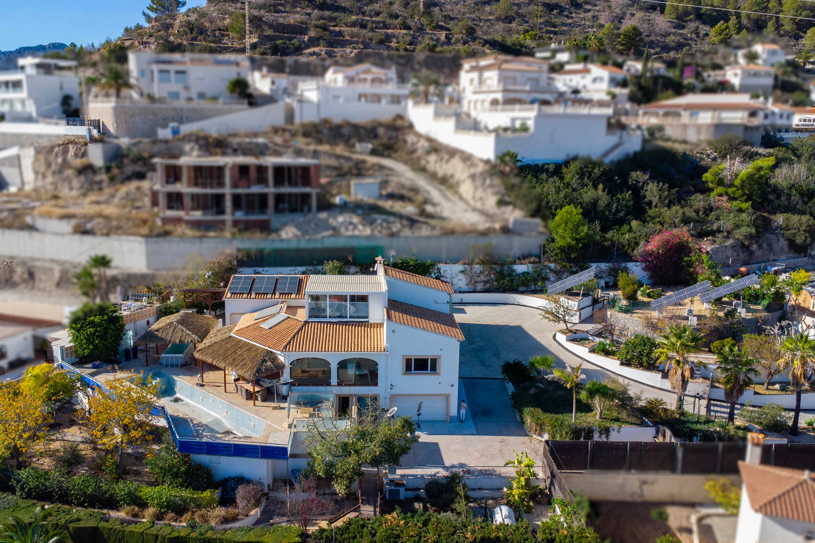 4597CAL - 4597CAL Amplia villa con vistas panorámicas al mar en venta en Calpe