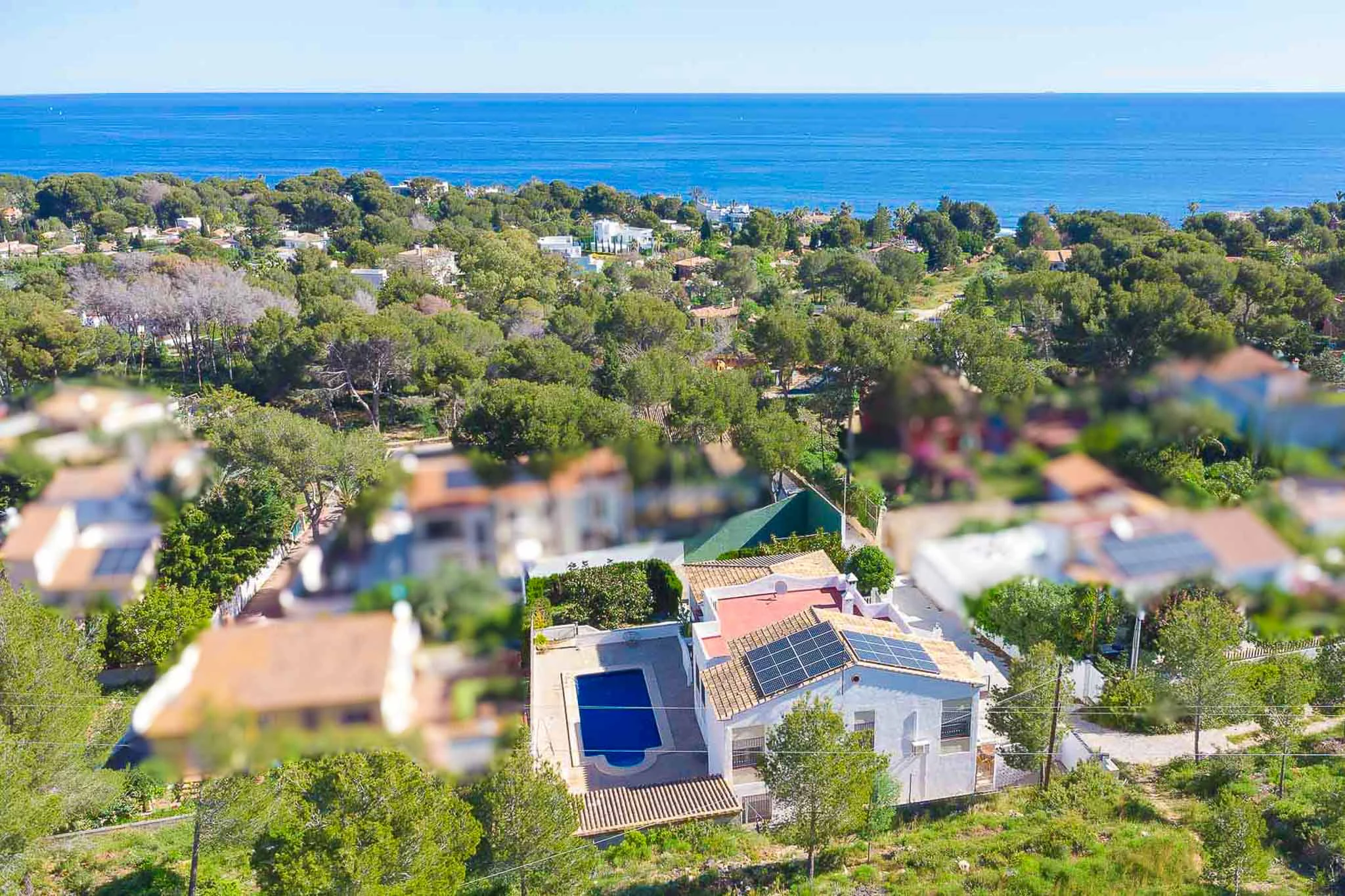 8176DEN - 8176DEN Villa con vistas parciales al mar en venta en Las Rotas, Denia.