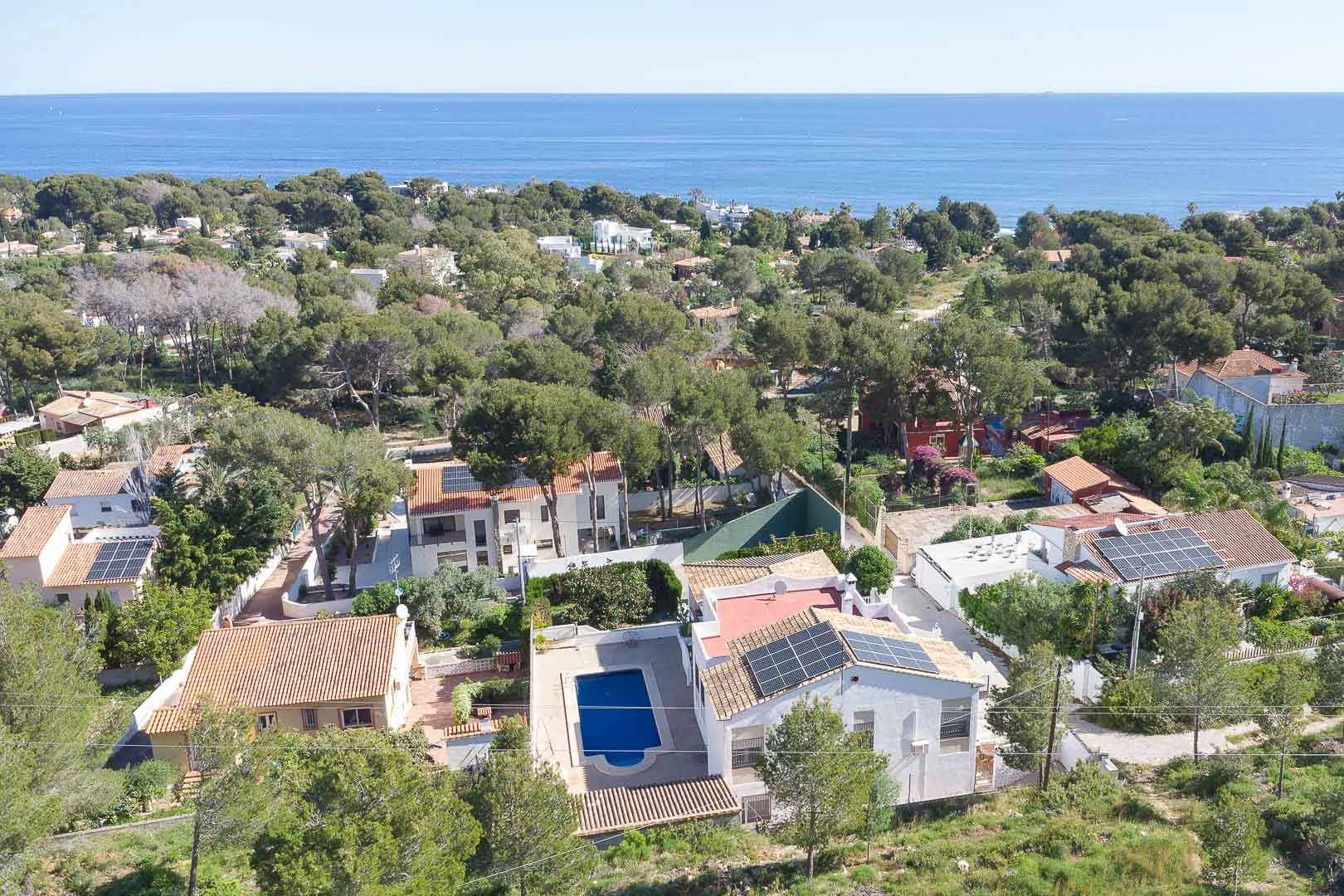 8176DEN - 8176DEN Villa con vistas parciales al mar en venta en Las Rotas, Denia.