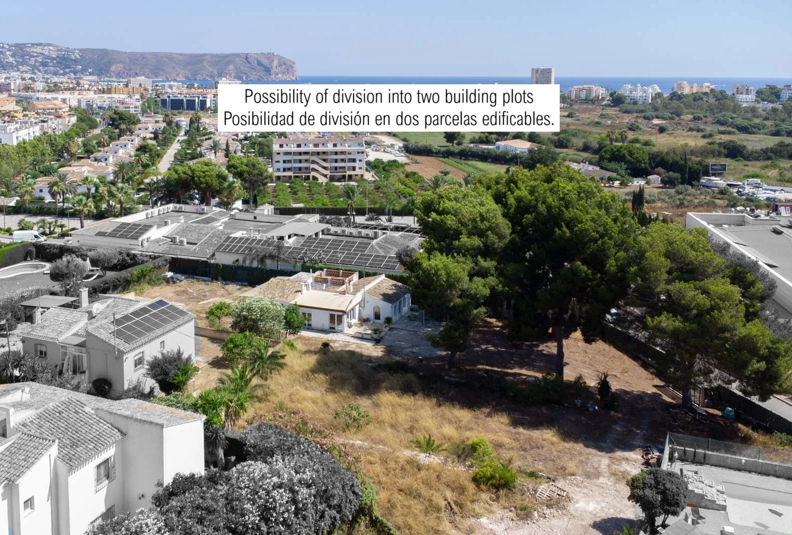 4544JAV - 4544JAV Parcela de 2600 m2 con casa en venta a poca distancia de la playa de arena en Jávea