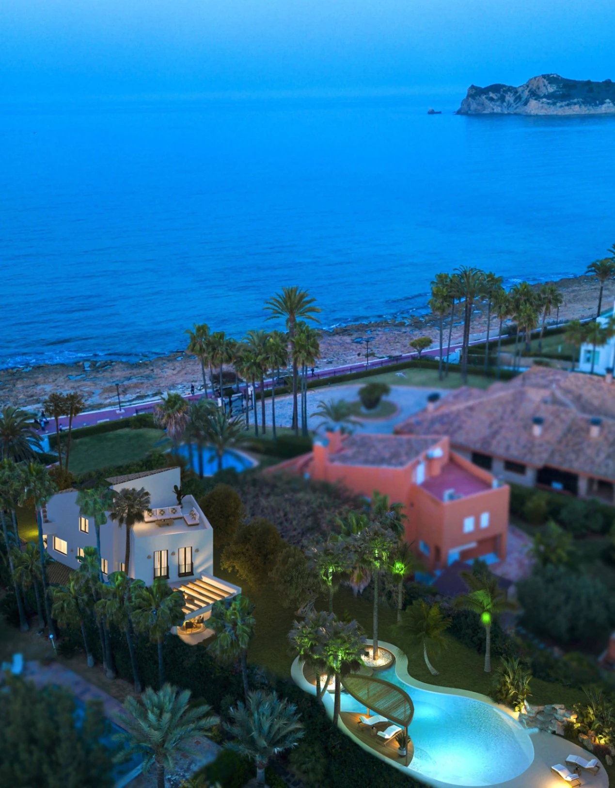 4657 - Villa de diseño en primera linea de mar, en Cala Blanca, Jávea