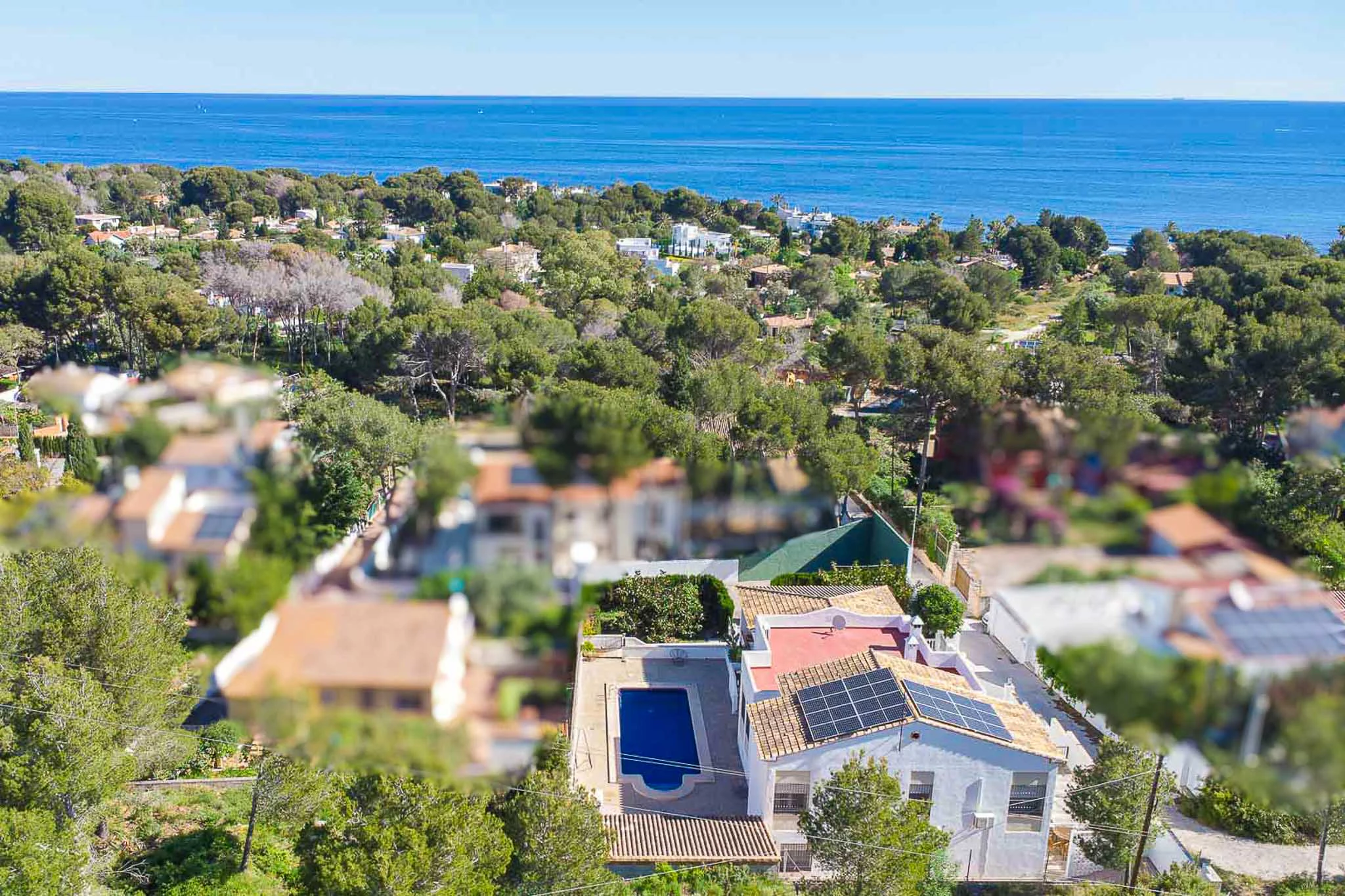 8176DEN - 8176DEN Villa con vistas parciales al mar en venta en Las Rotas, Denia.