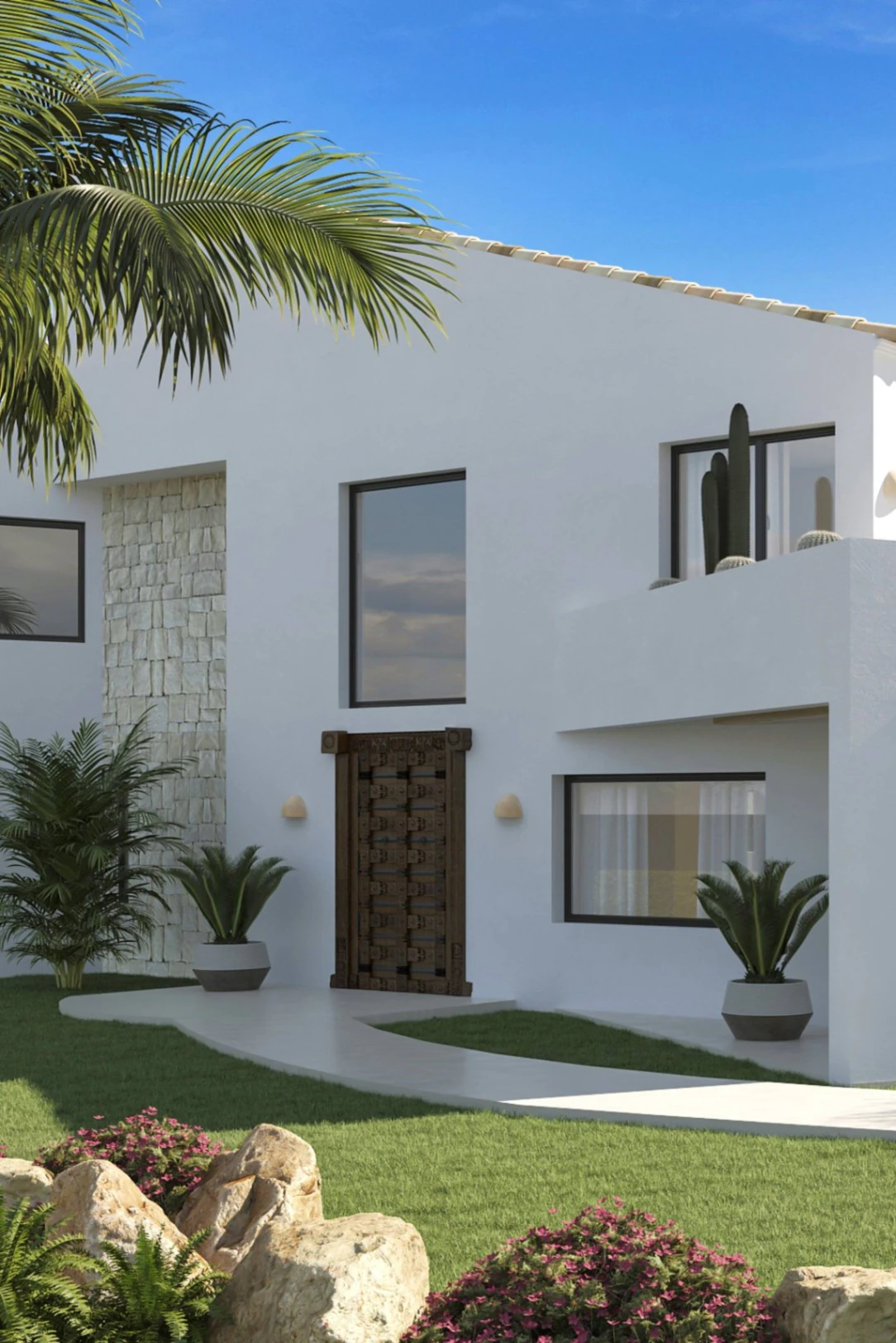 4657 - Villa de diseño en primera linea de mar, en Cala Blanca, Jávea