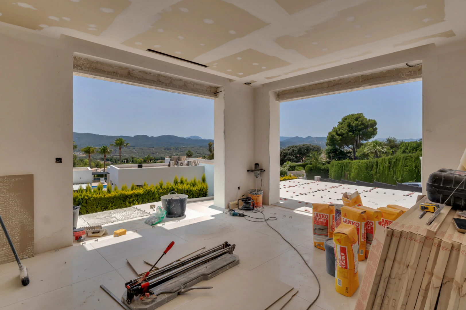 4642 - Espectacular y moderna villa en construccion en una demandada zona de Javea.