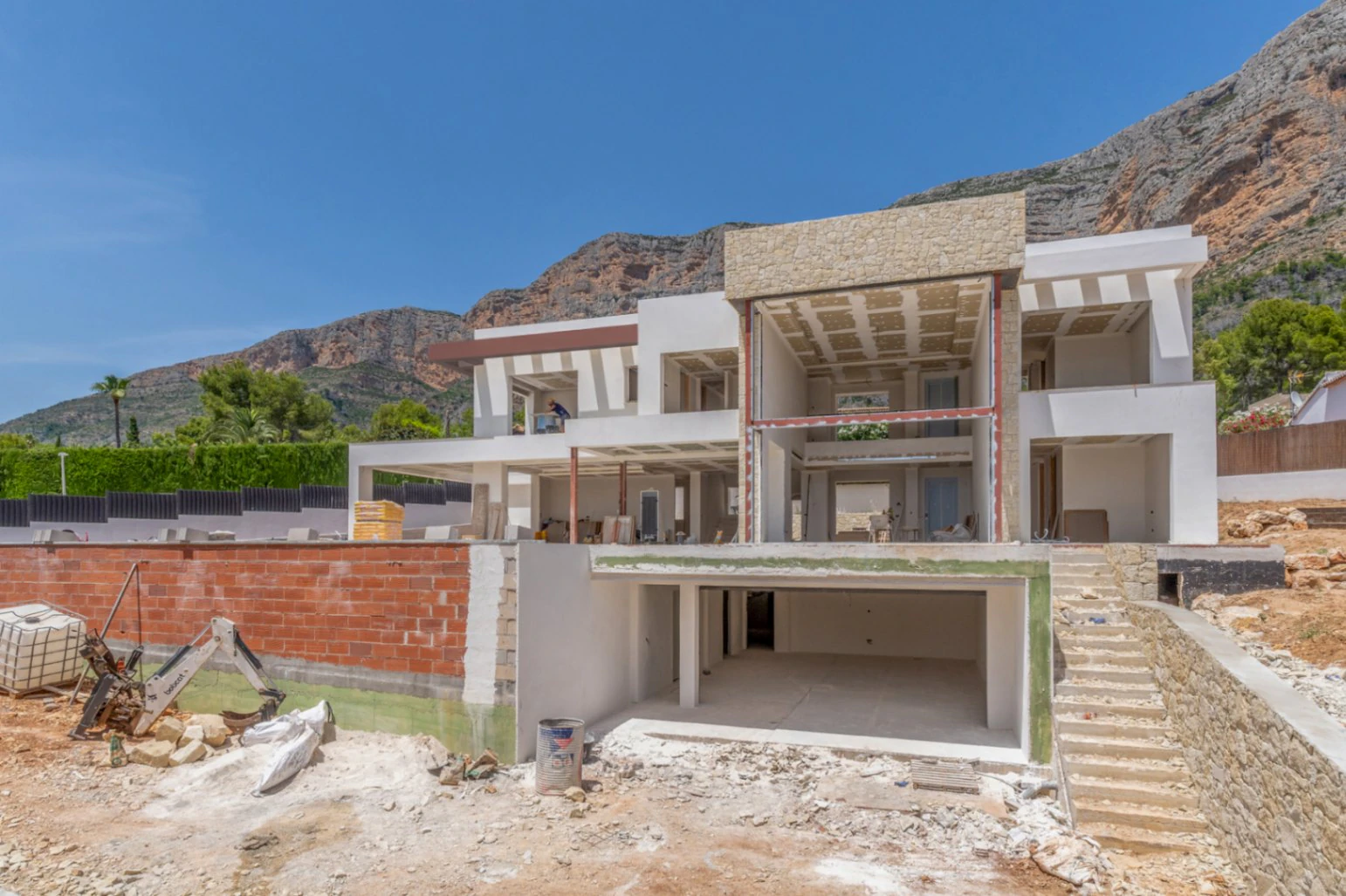 4642 - Espectacular y moderna villa en construccion en una demandada zona de Javea.