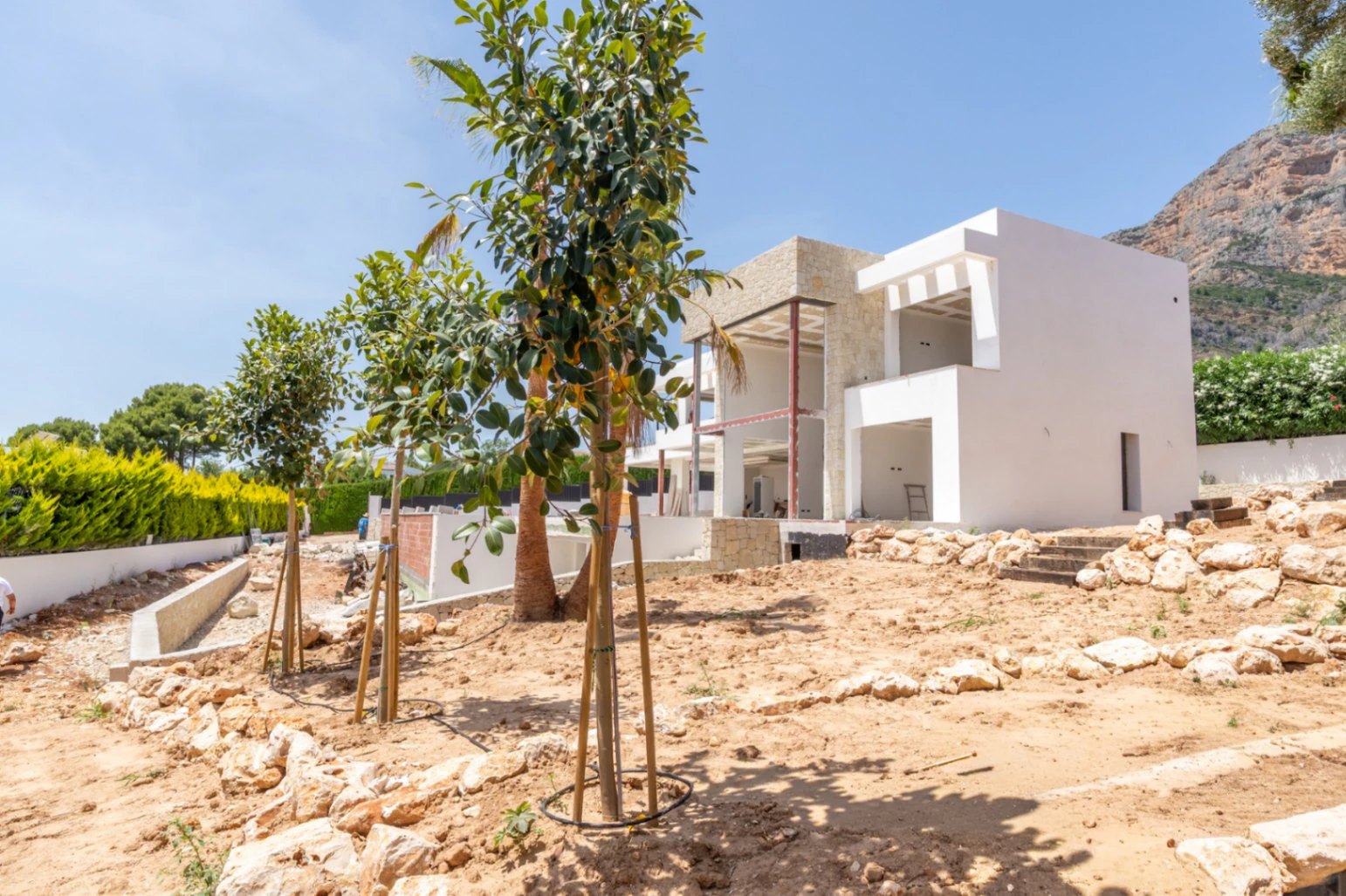 4642 - Espectacular y moderna villa en construccion en una demandada zona de Javea.