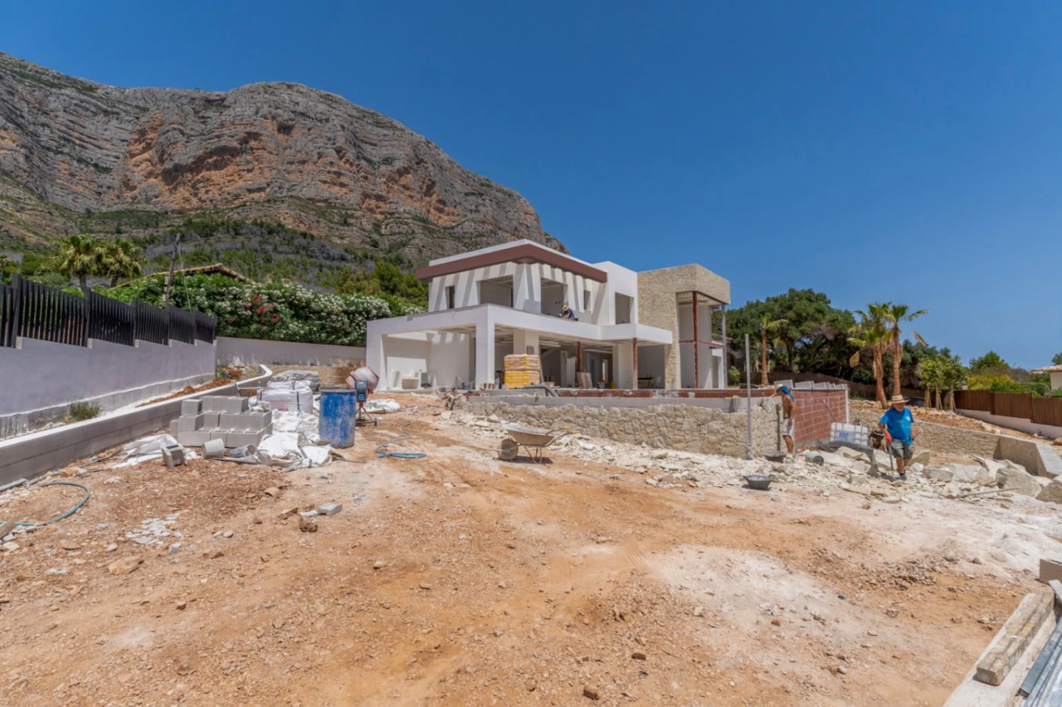 4642 - Espectacular y moderna villa en construccion en una demandada zona de Javea.