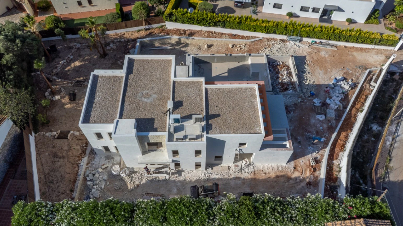 4642 - Espectacular y moderna villa en construccion en una demandada zona de Javea.