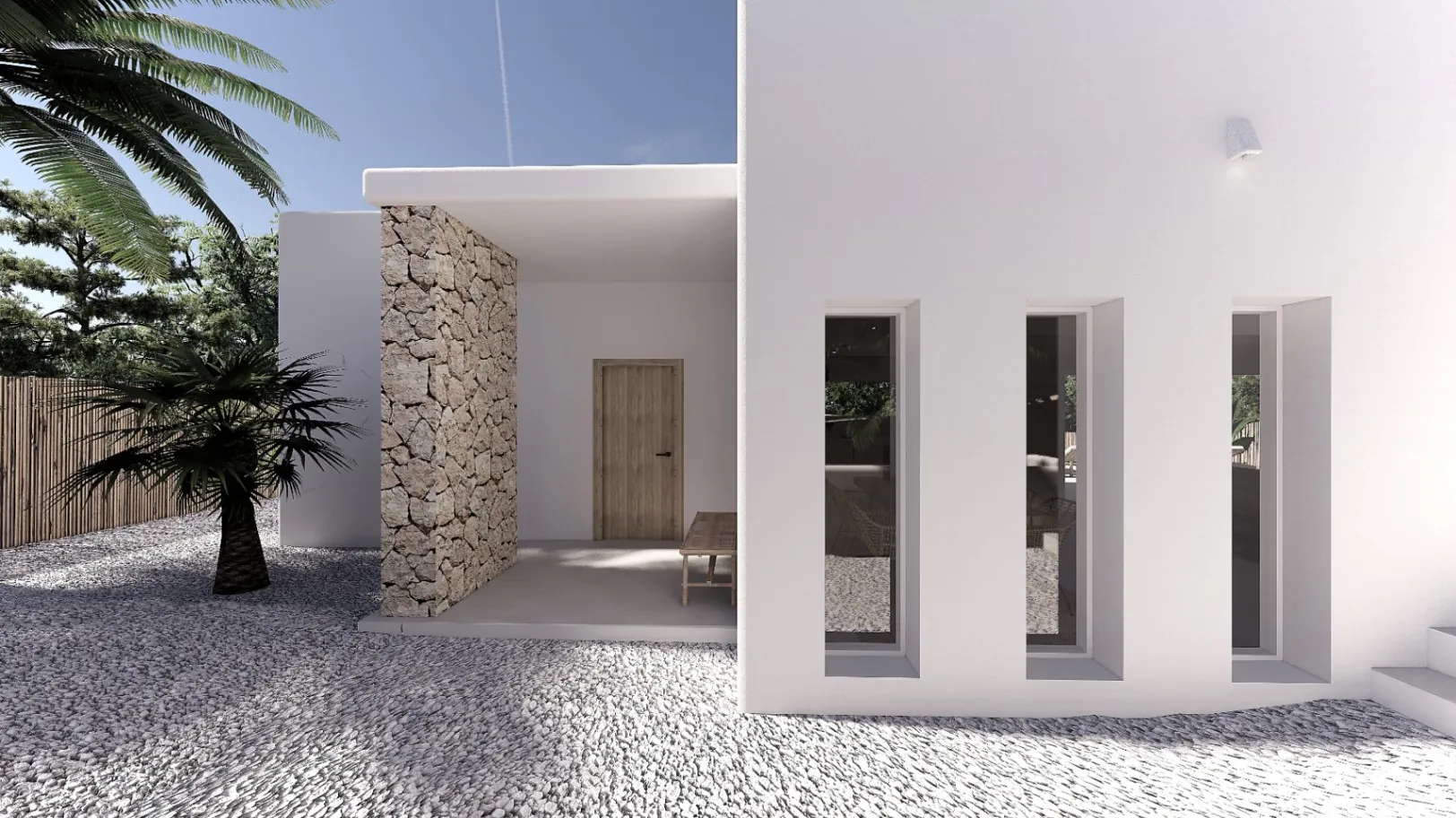 Proyecto de villa de estilo moderno y caminando al pueblo a la venta en Moraira
