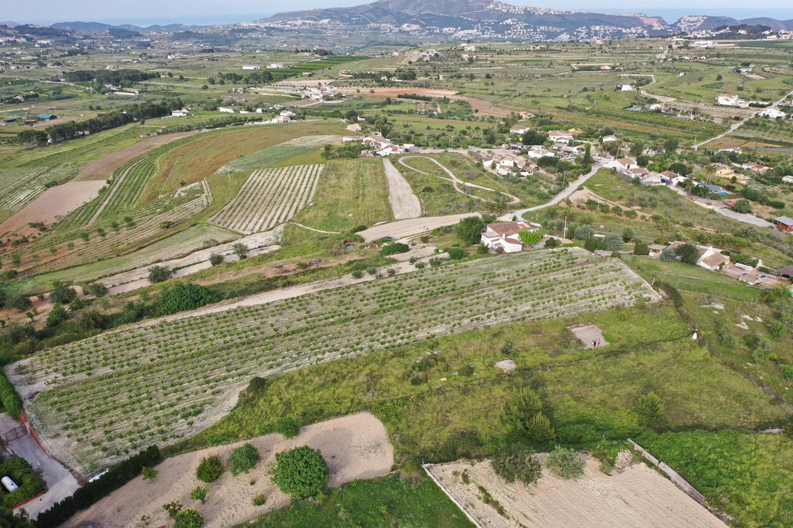 Proyecto de Villa Rústica Mediterránea de Lujo con Vistas al Mar y a las Montañas en Benimarco, Teulada