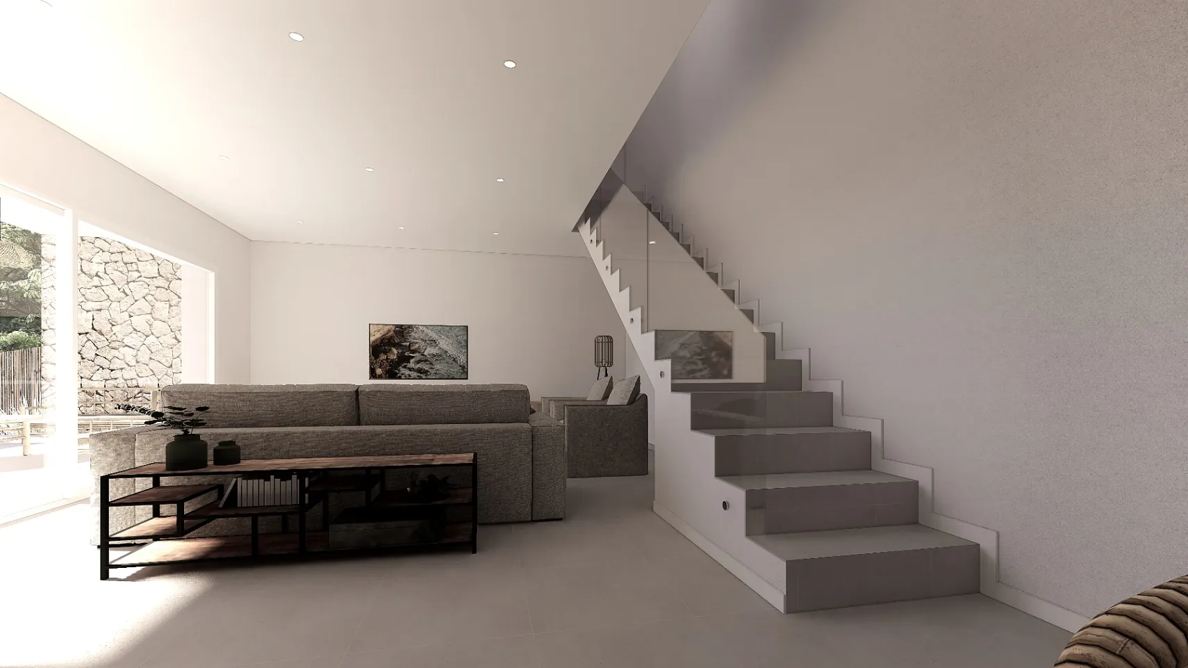 Proyecto de villa de estilo moderno y caminando al pueblo a la venta en Moraira