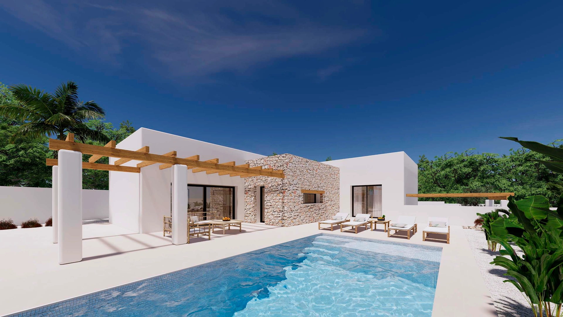 Proyecto de villa en una sola planta y andando al pueblo a la venta en Moraira