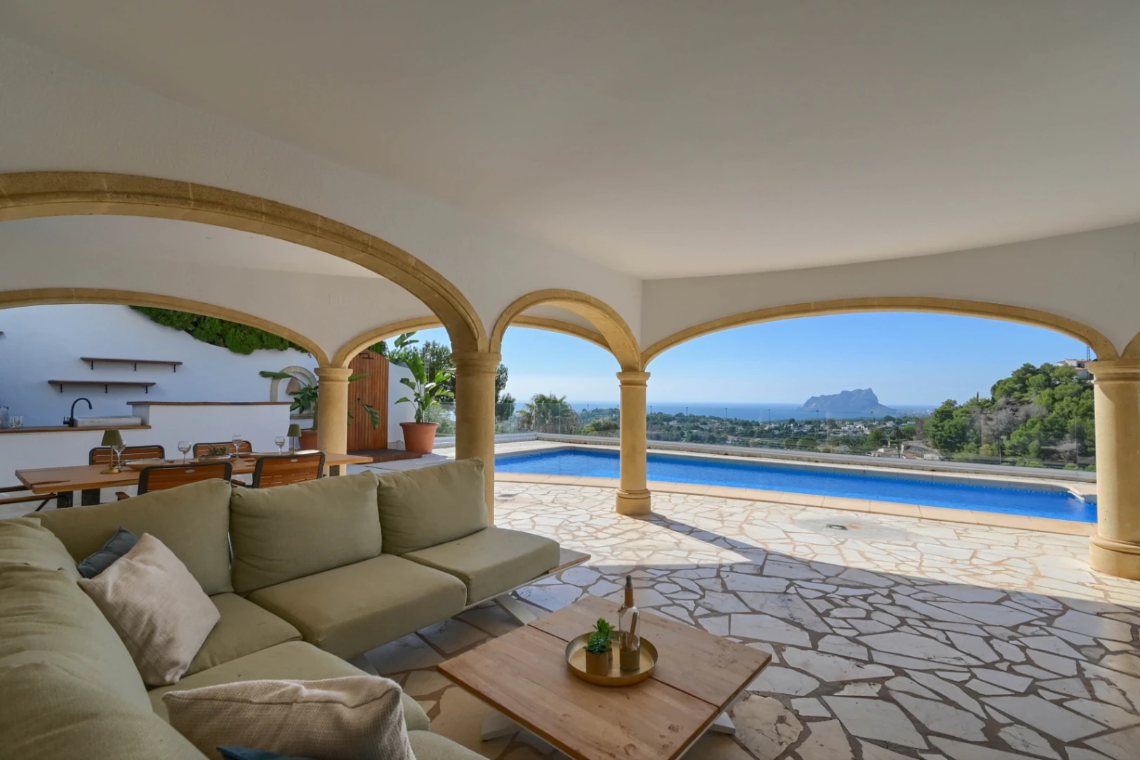 DEUX VILLAS + APPARTEMENT D'INVITÉS. MORAIRA. VUES SUR LA MER