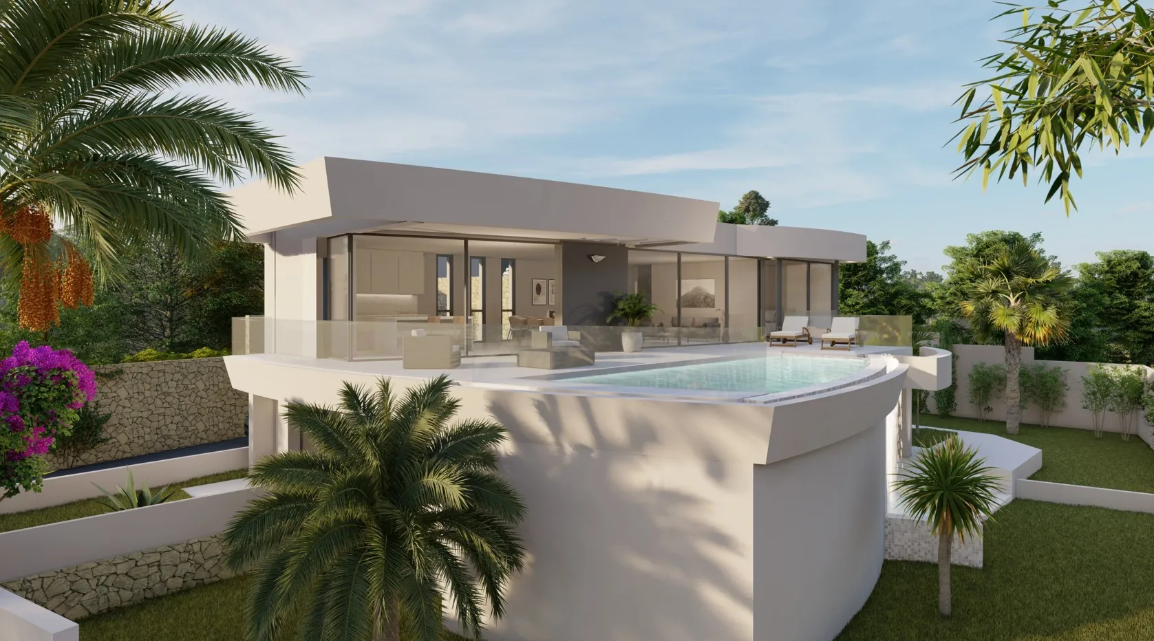 Spectaculaire villa met zeezicht te koop in Calpe