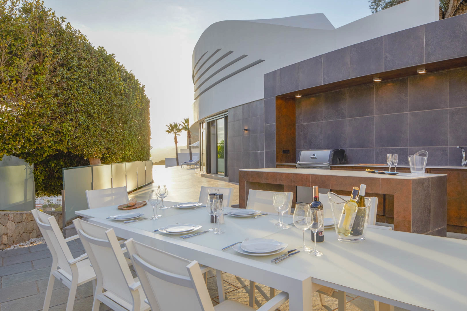Designer-Villa mit Panoramablick auf das Meer zum Verkauf in El Portet, Moraira