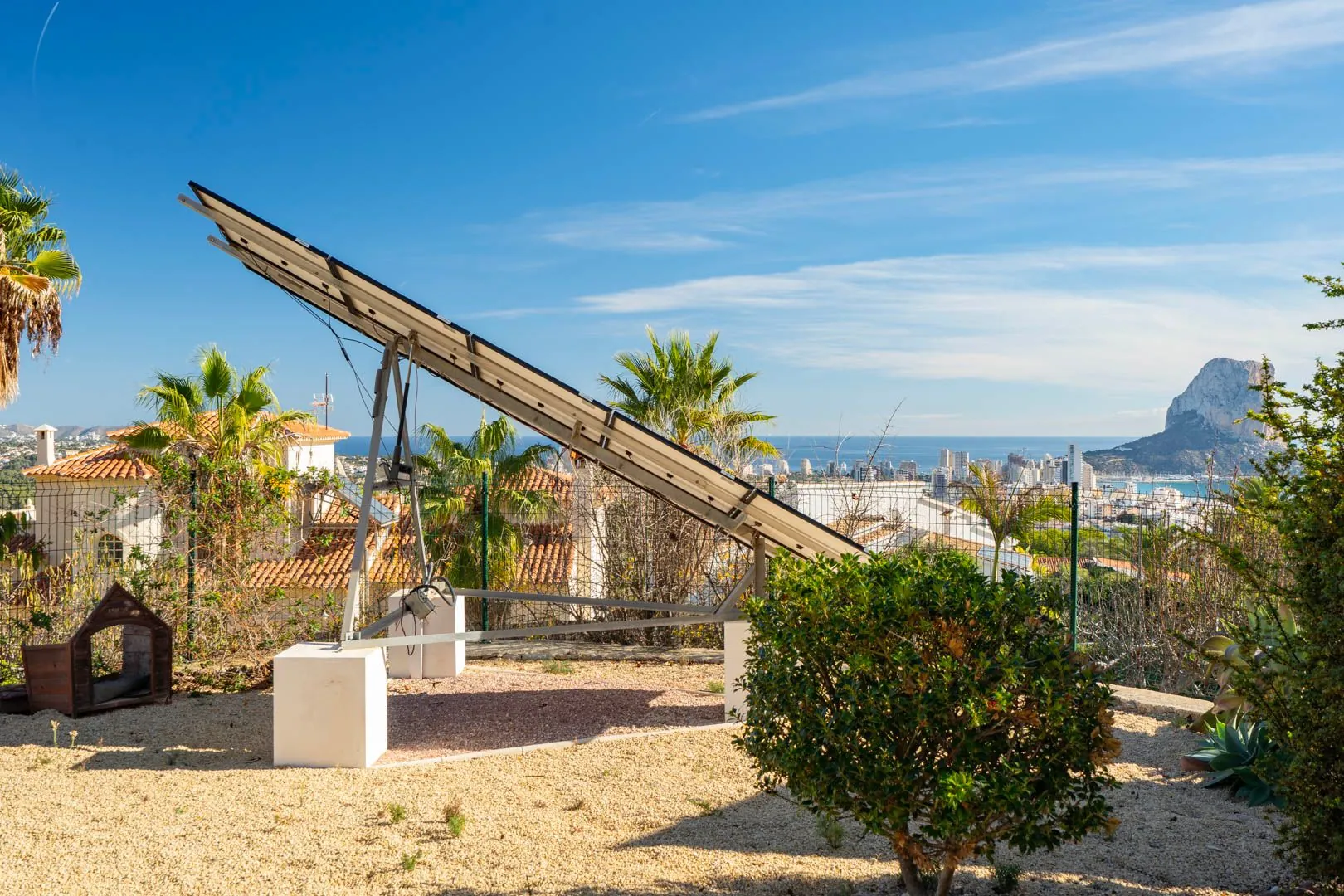 Villa con vistas panoramicas al mar en venta en Calpe