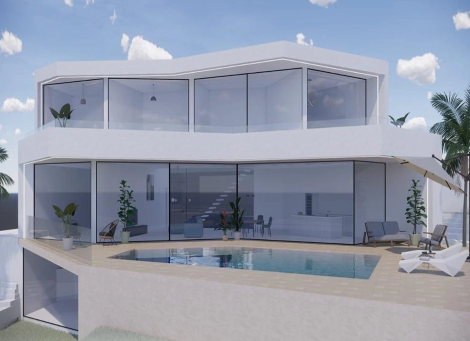Villa di lusso di nuova costruzione con fantastiche viste sul mare in vendita a Benissa