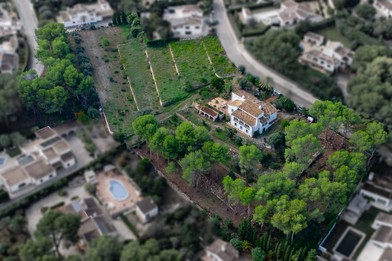 Ensemble de 5 Parcelles avec Villa dans l'Exclusif Urbanisation La Lluca, Jávea